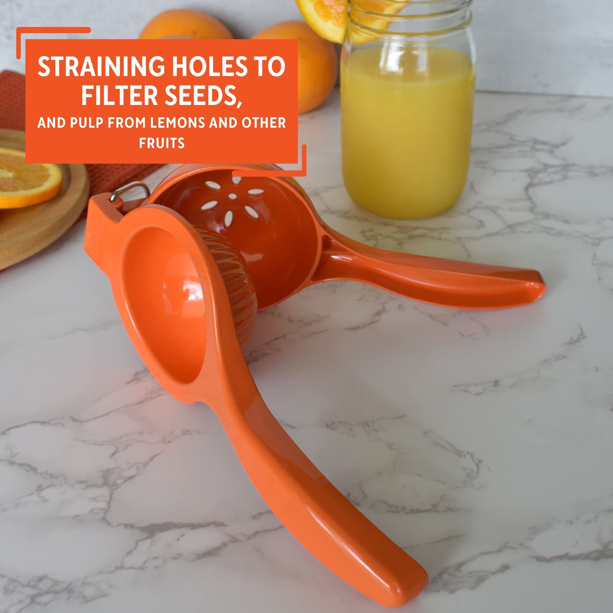 Imusa Orange And Citrus Squeezer, Orange