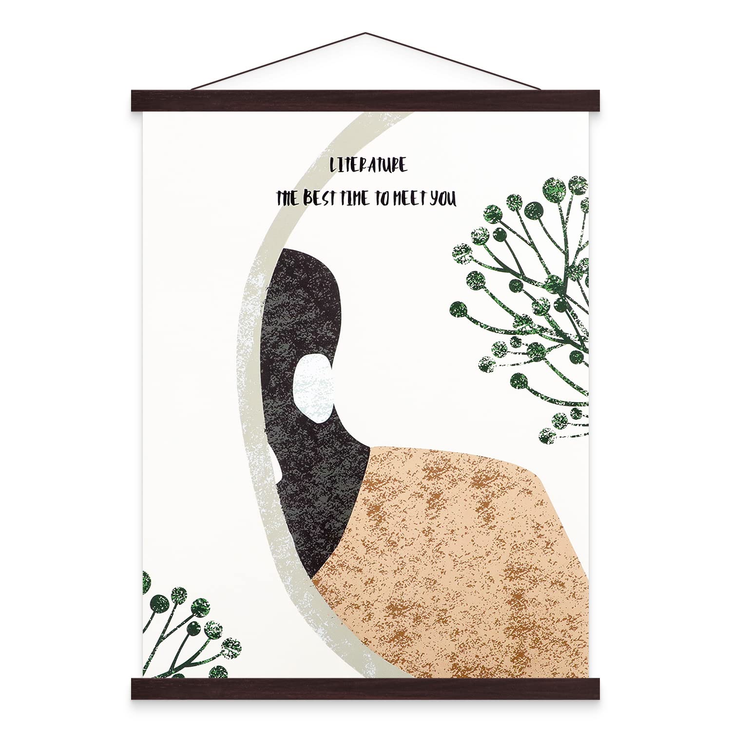 Benjia 9X12 9X24 9X13 Poster Frame, Magnetic Light Wood Wooden Frame Hanger For Photo Picutre Canvas Artwork Art Print Wall Hang