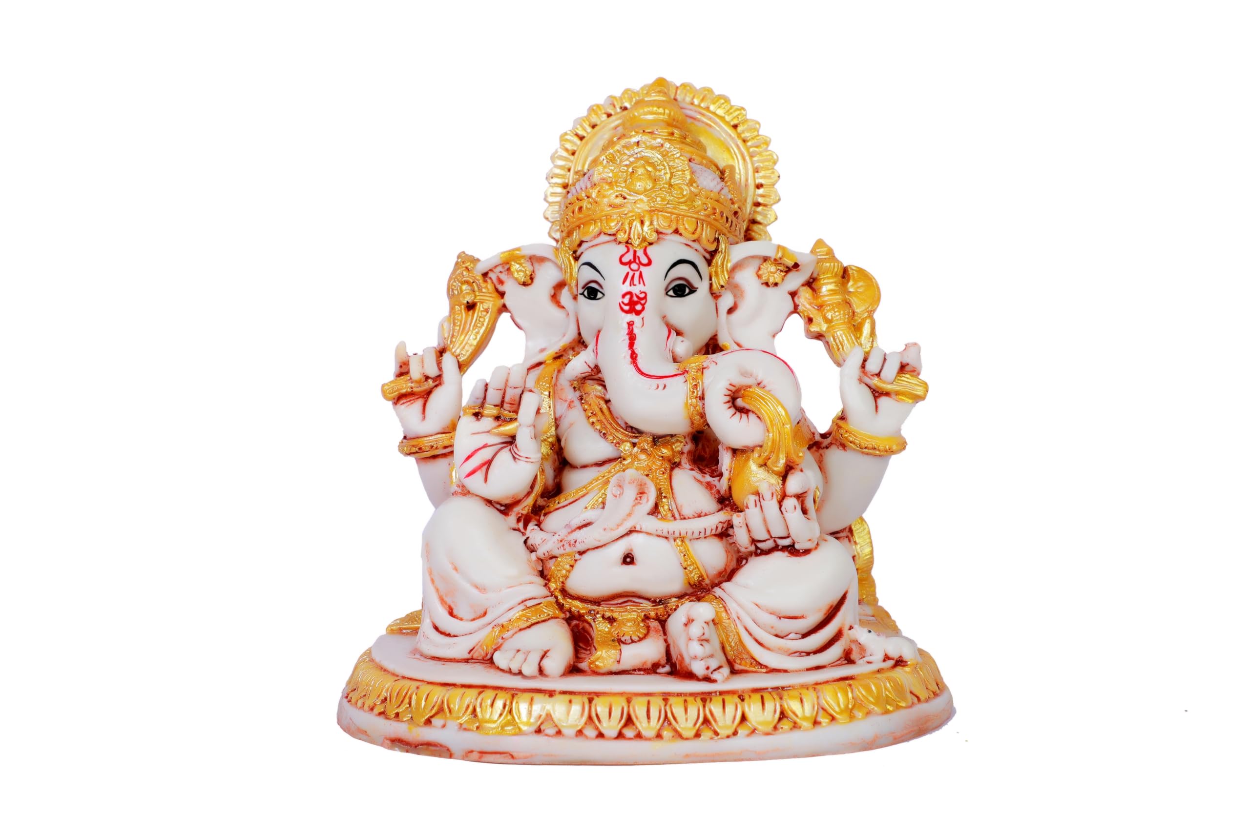 Buji Craft Ganesh Ji Lord Ganesha Car Dashboard Ganesh Statue Ganesh Murti Ganeshji Idol Ganpati Baba Ganpati Murti S5015