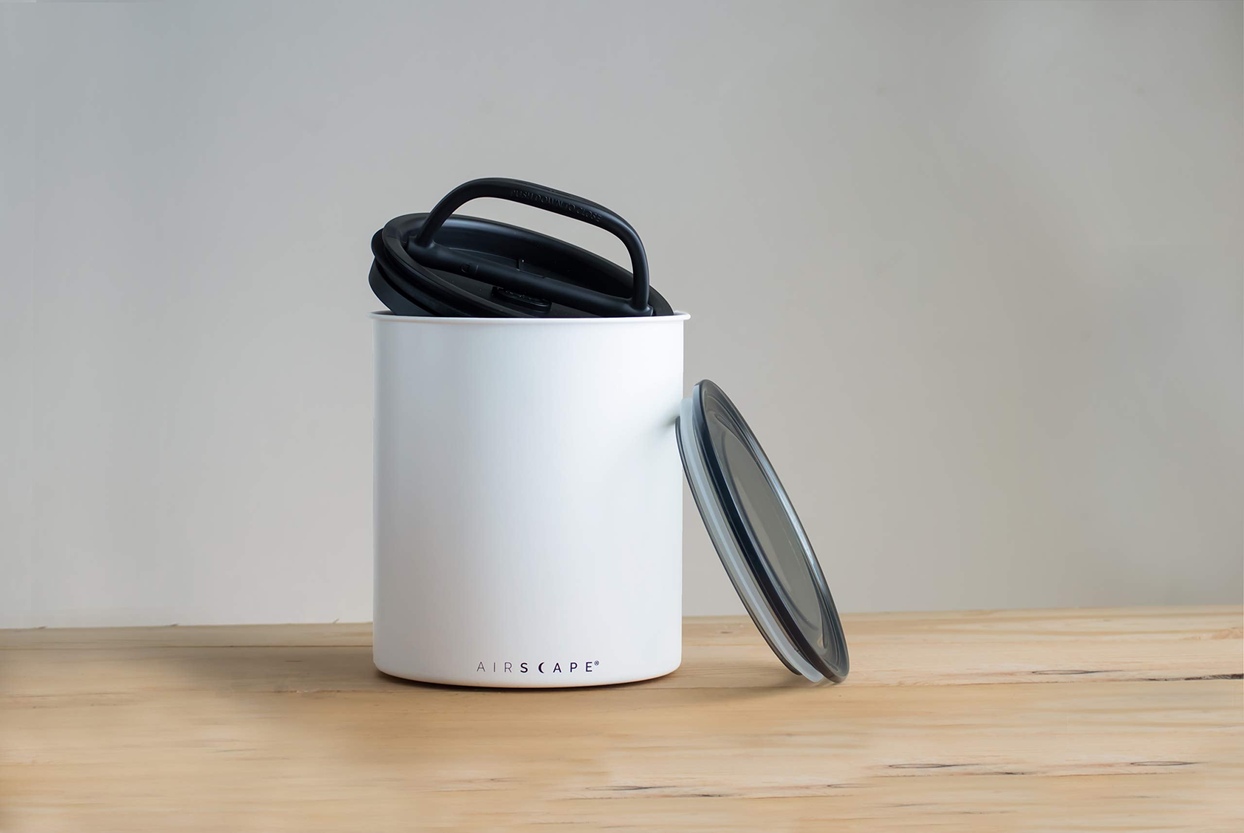 Planetary Design Airscape Kilo Coffee Storage Canister - Large Food Container Patented Airtight Lid 2-Way Valve Preserve Freshne