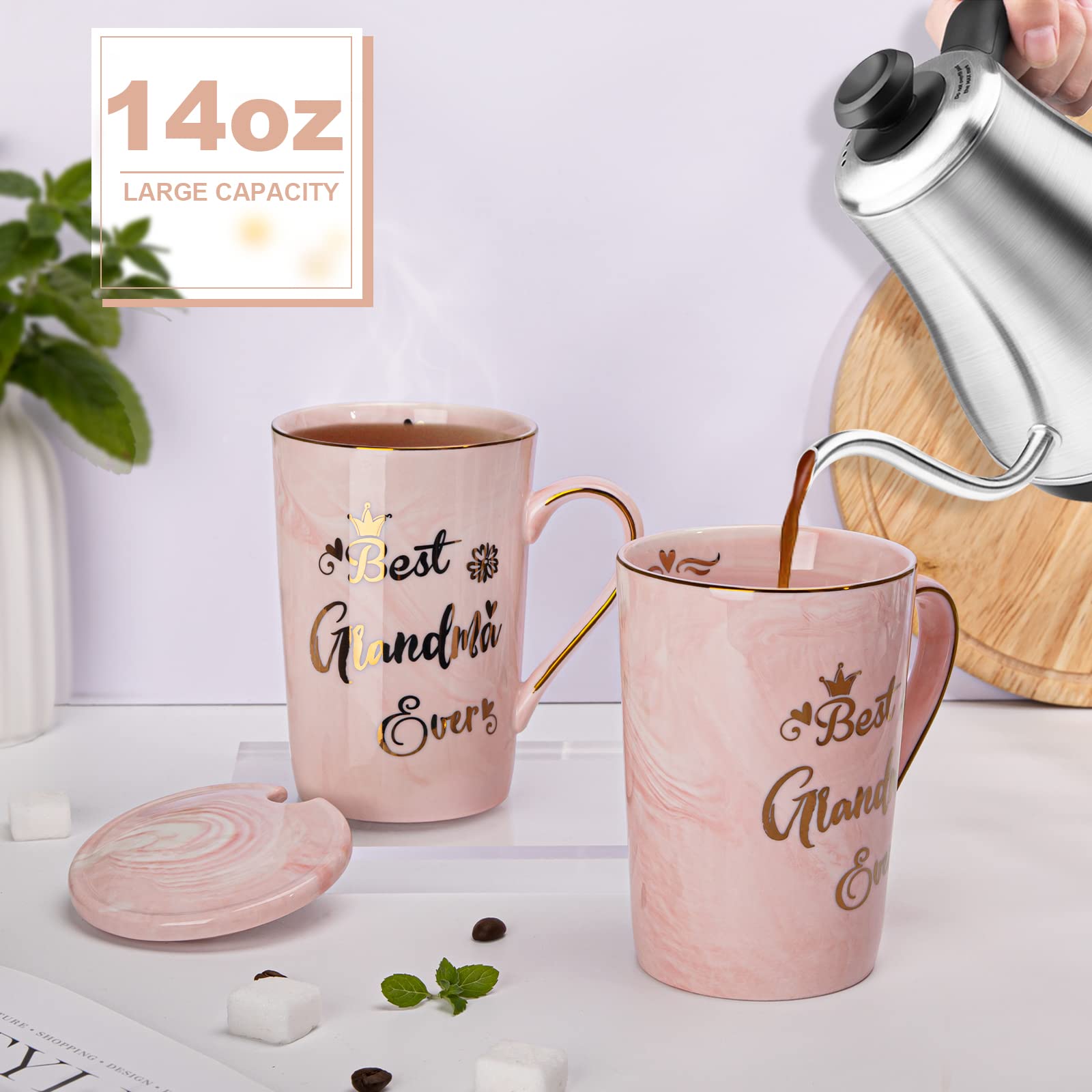 Grandma Gifts - Mothers Day Gifts For Grandma - Best Grandma Ever Mug - Unique Birthday Gifts Ideas For Grandma, Grandmother - M
