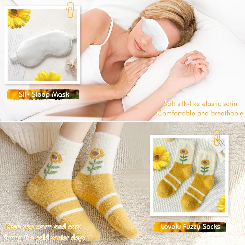 UHAPEER Sunflower Gift Box, Sending Sunshine Gifts for Women, Get Well Soon Gift Box Sunshine Box Care Package, Valentines Day G