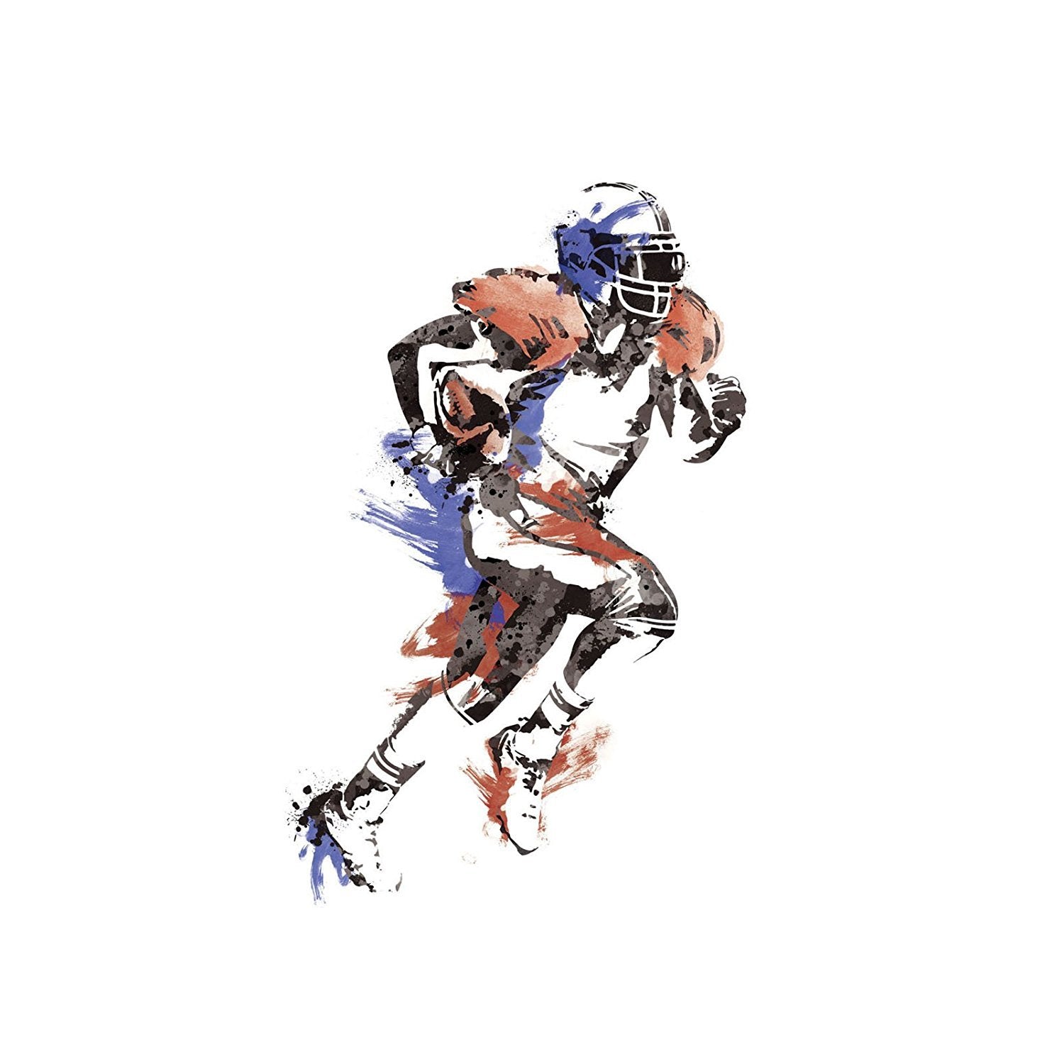 Roommates Rmk2572Gm Men'S Football Champion Peel And Stick Giant Wall Decal