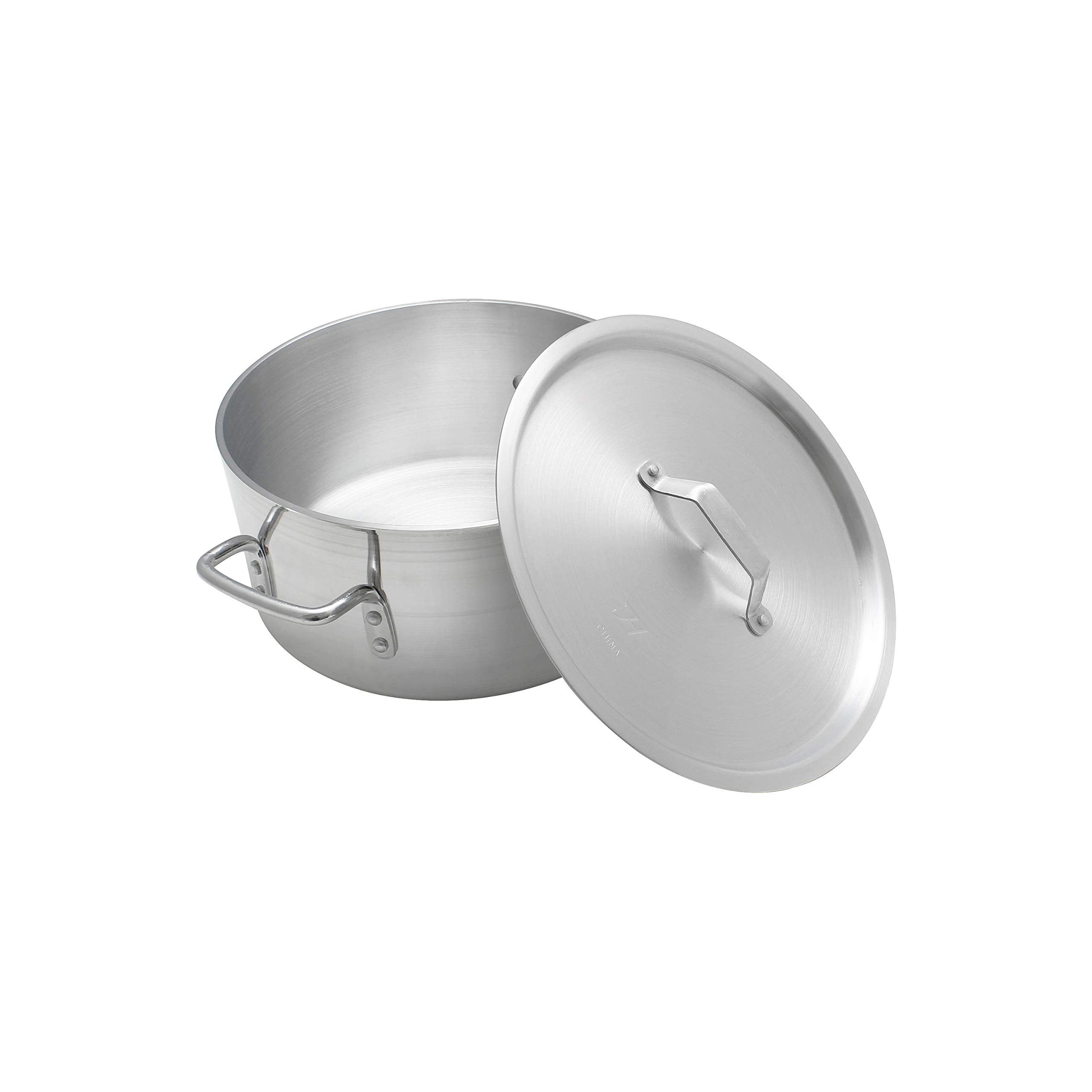Thunder Group 8 Quart Aluminum Braiser with Lid