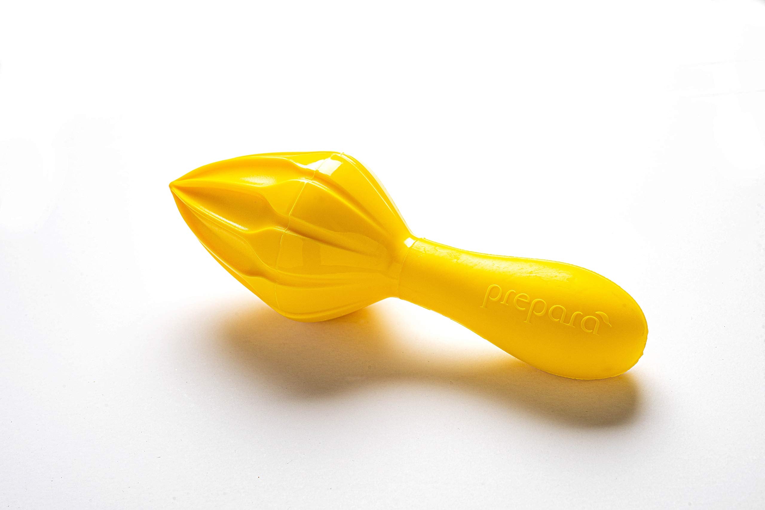 Prepara Juicy Juice Manual Citrus Reamer - Plastic, One Size, Yellow, Model PP01-JCYRMR for Lemons, Limes, and Oranges