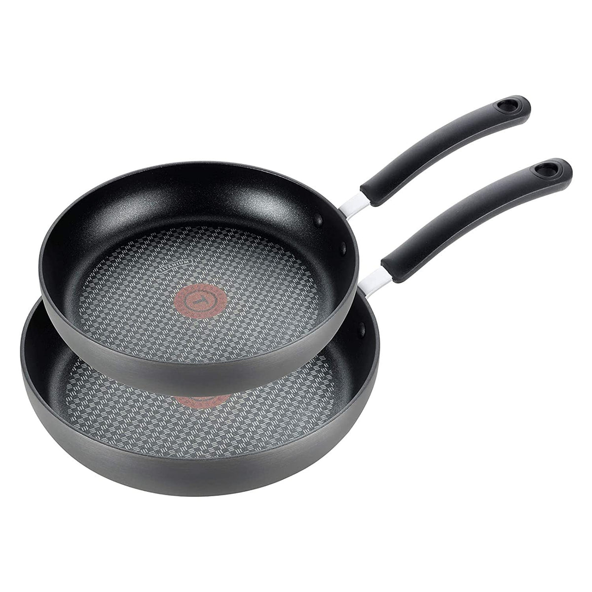 T-Fal Ultimate Hard Anodized Nonstick Fry Pan Set 2 Piece, 8, 10 Inch, Oven Broiler Safe 400F, Kitchen, Cookware, Pots And Pans