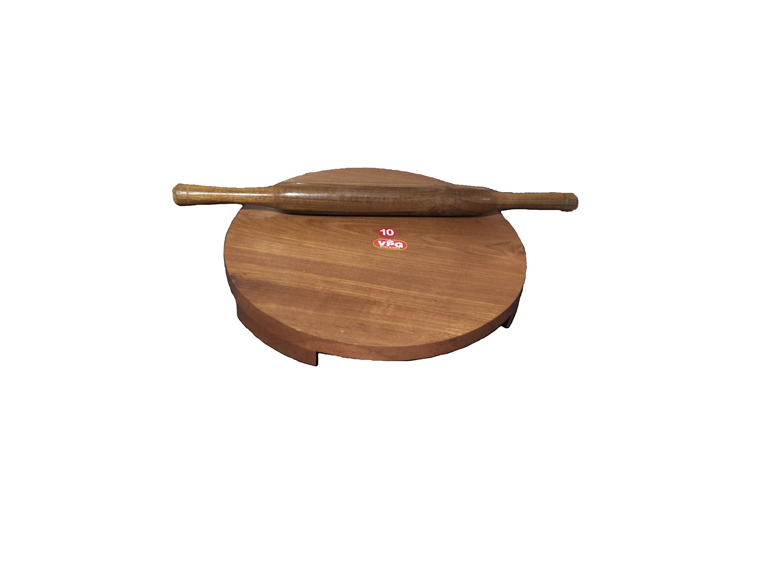 Wooden Chakla Belan Set Rolling Pin Chakala Belan And Rolling Pin Wooden Rolling Board 8 Inch Teak Wood Rolling Board