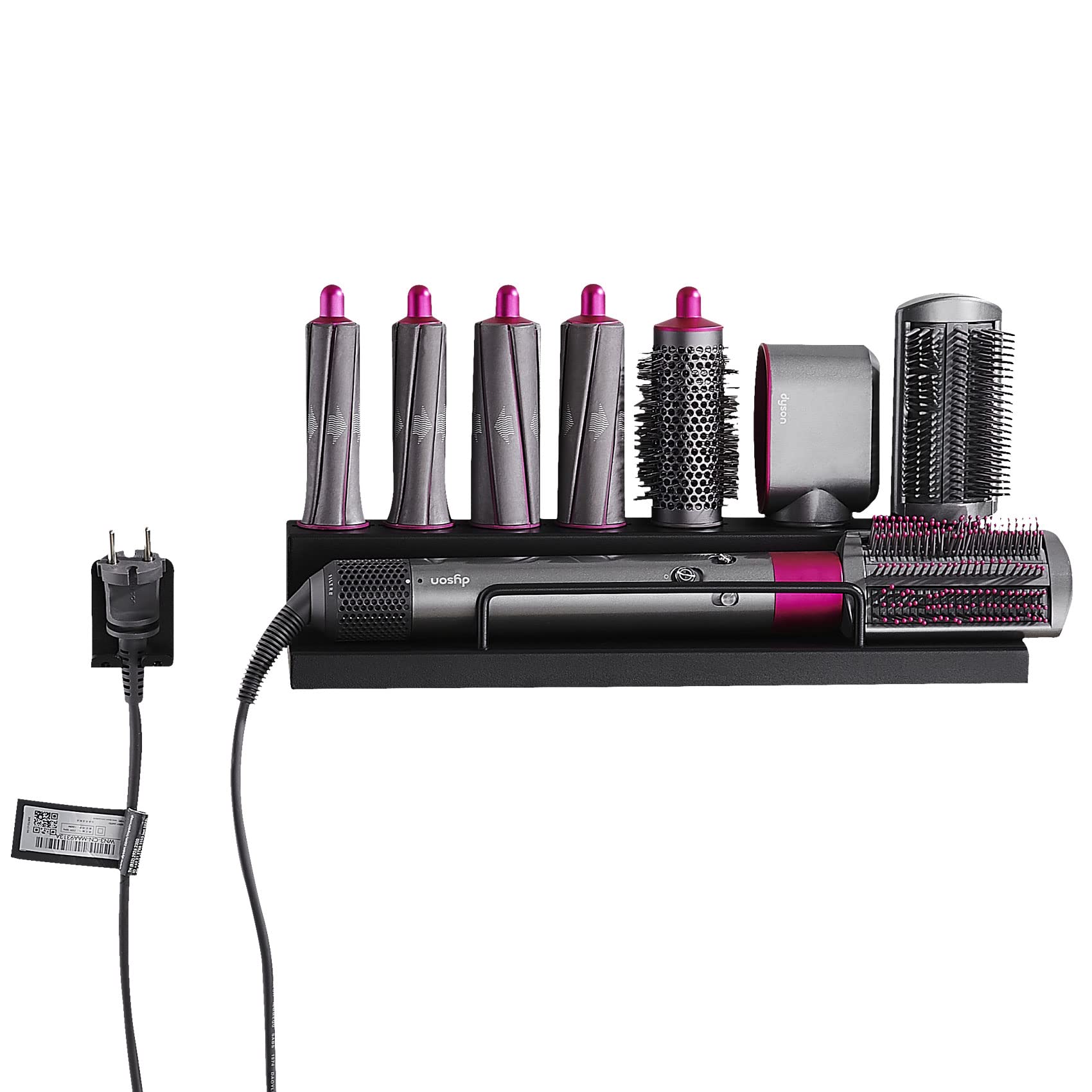 Airwrap Holder Storage Stand For Dyson Airwrap Wall Mount Curling Iron Accessories,Bathroom Organizer Holder For Airwrap,No Dril