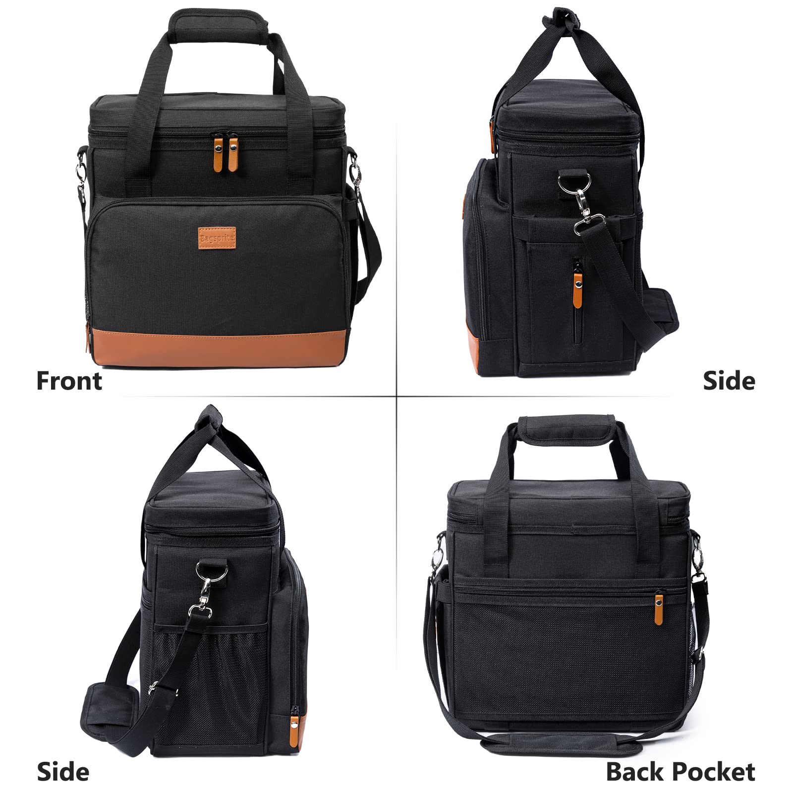 Bagsprite Coffee Maker Travel Bag For Keurig K-Mini Or K-Mini Plus, Single Serve Coffee Brewer Carrying Case With Multiple Pocke