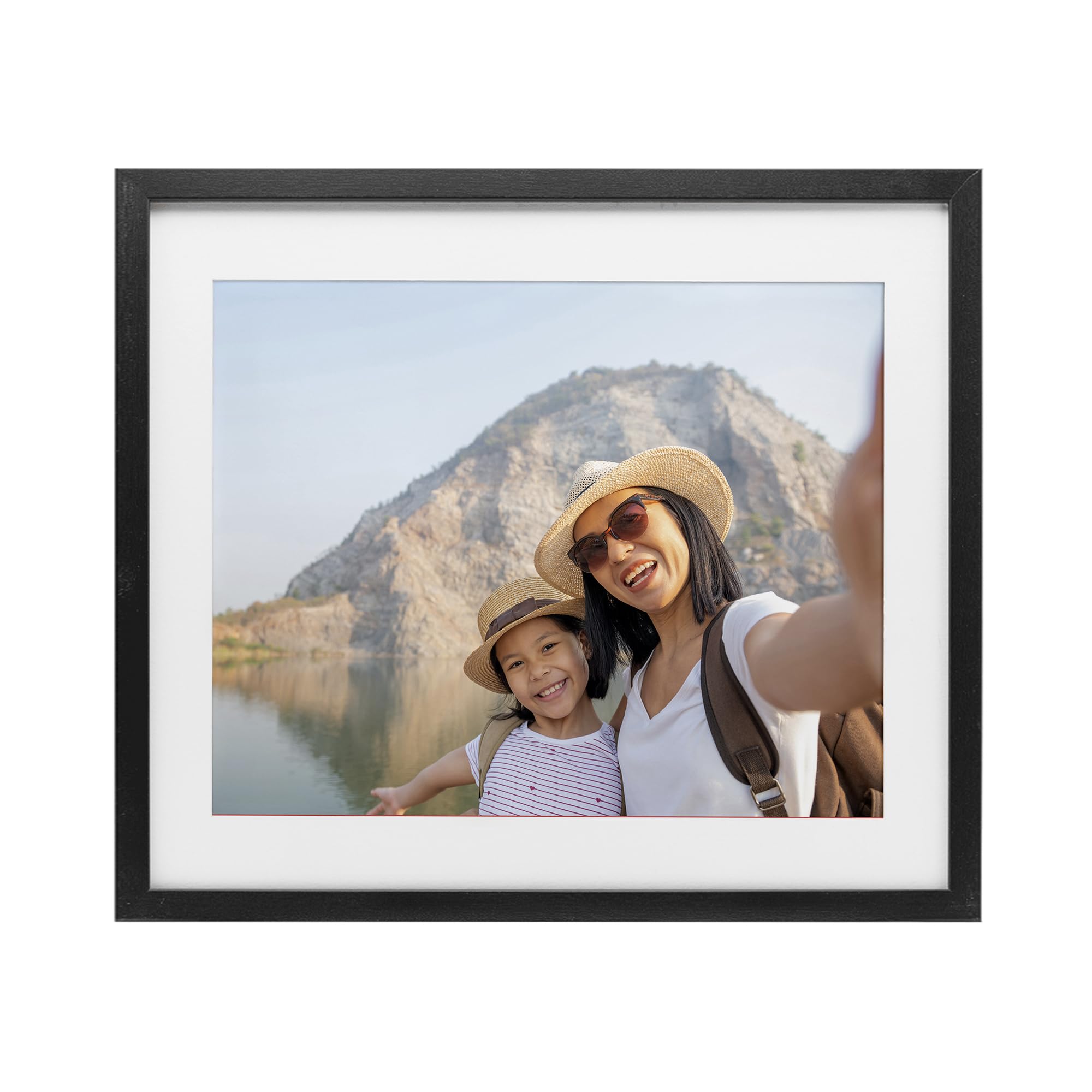 Stupell Industries - Turn Your Photo into Custom Hanging Wall Art - Personalized Wall Decor - Made in USA - Rectangular Black Fr