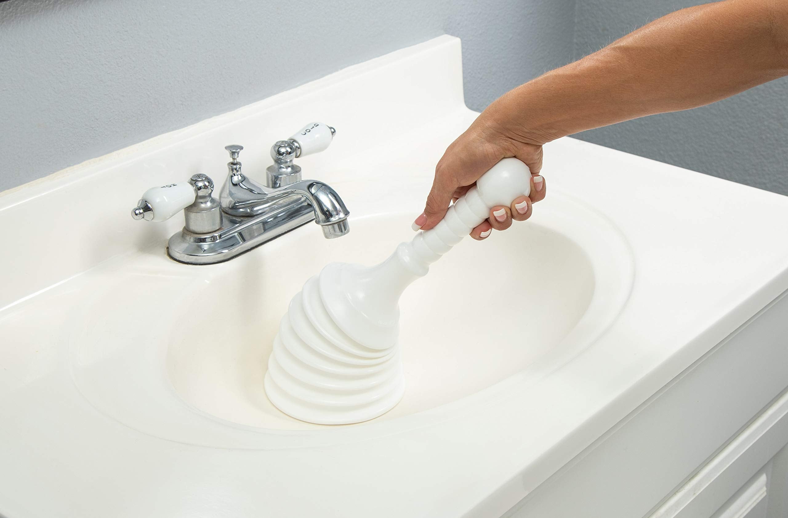 Master Plunger Mps4-4 Sink & Drain Plunger For Kitchen Sinks, Bathroom Sinks, Showers, And Bathtubs. Small And Strong Design Wit