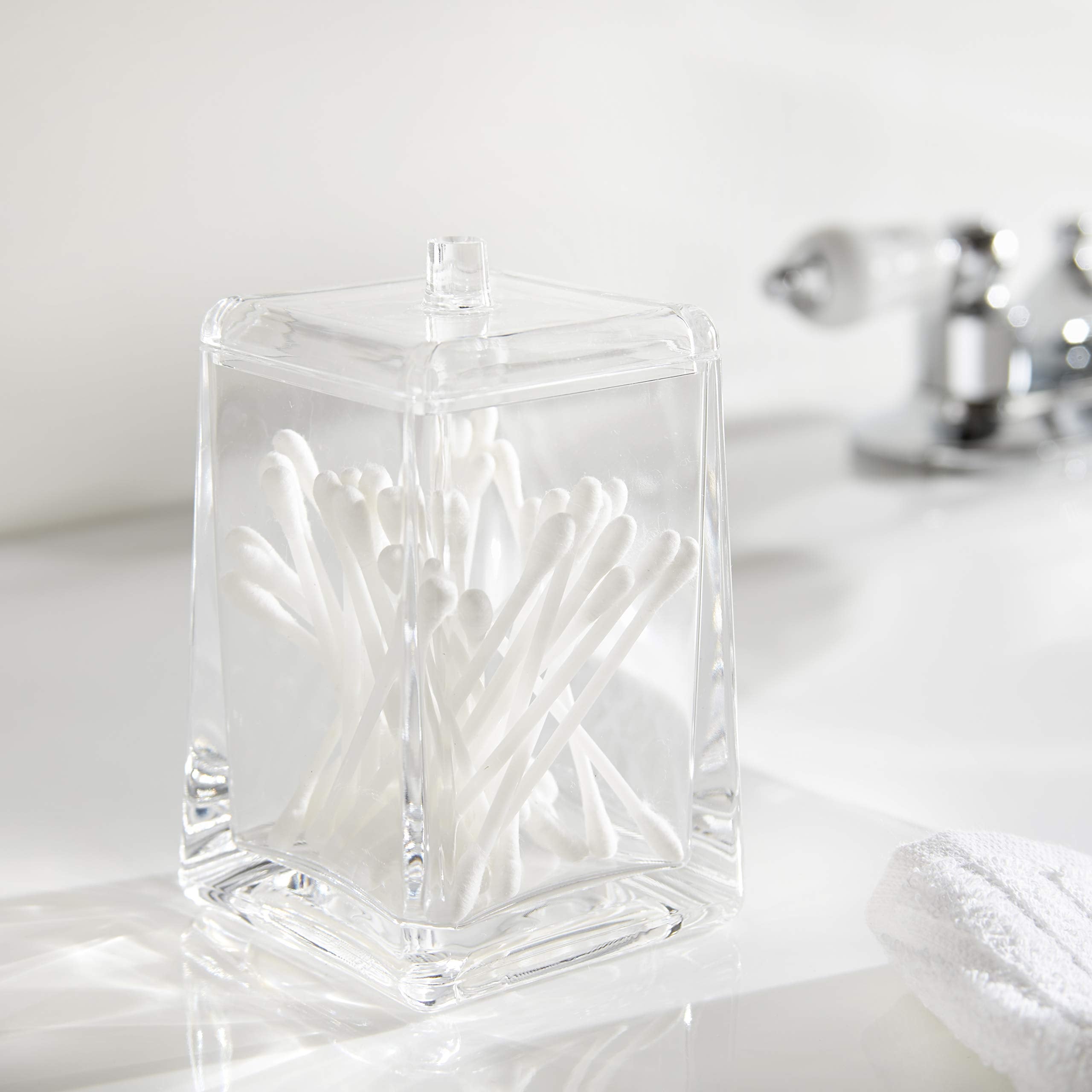 Huang Acrylic Square Tapered Accessory Set (Swab Box)