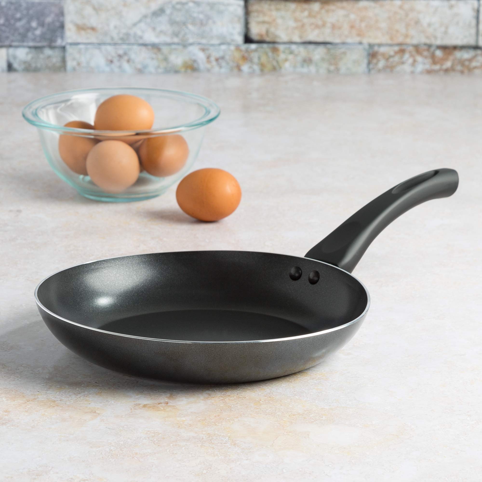 Ecolution Elements Non-Stick Dishwasher Safe, Scratch Resistant, With Easy Food Release Interior And Even Heating Base, 9.5 Inch