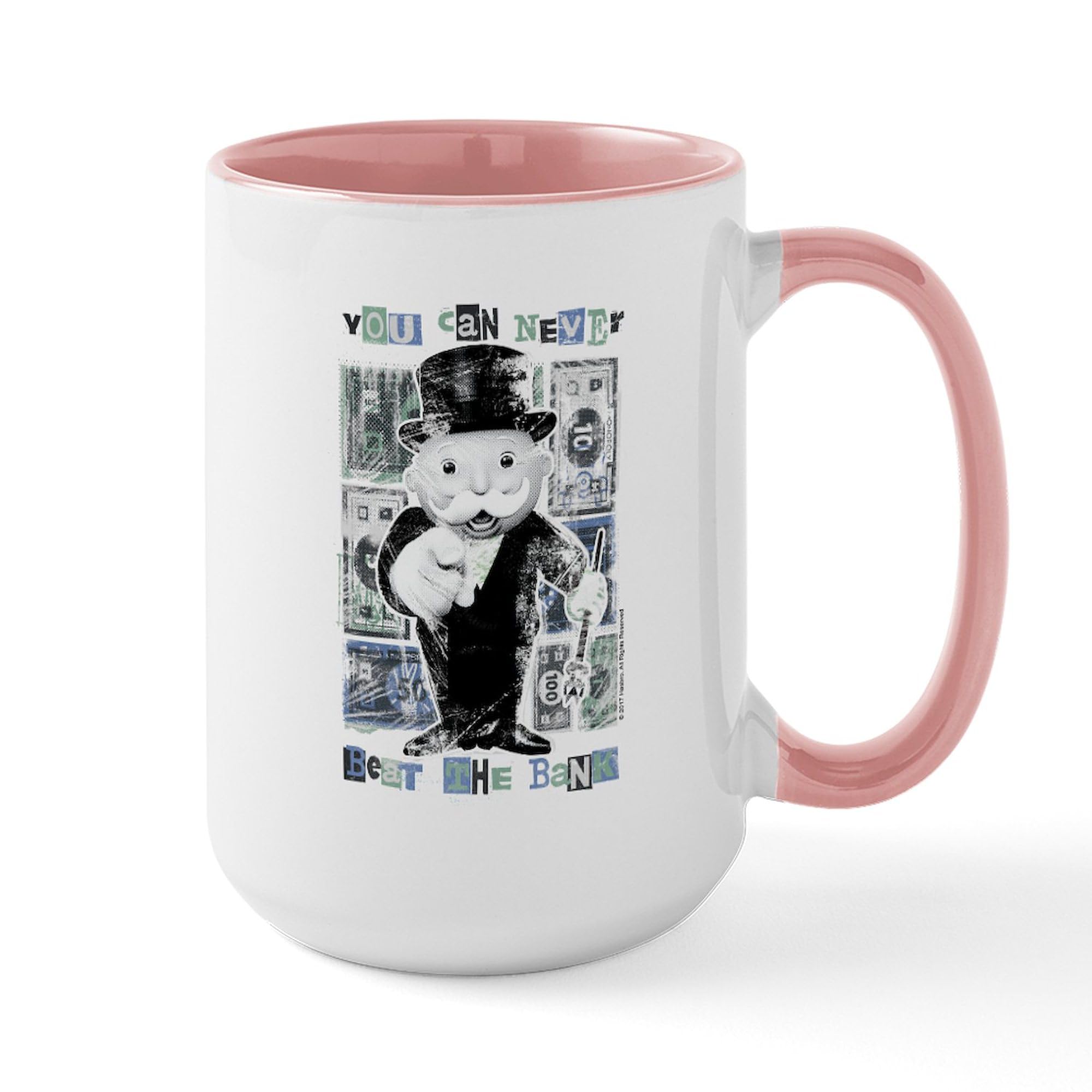 CafePress Monopoly Beat The Bank Mugs 15 oz (444 ml) Ceramic Coffee Mug