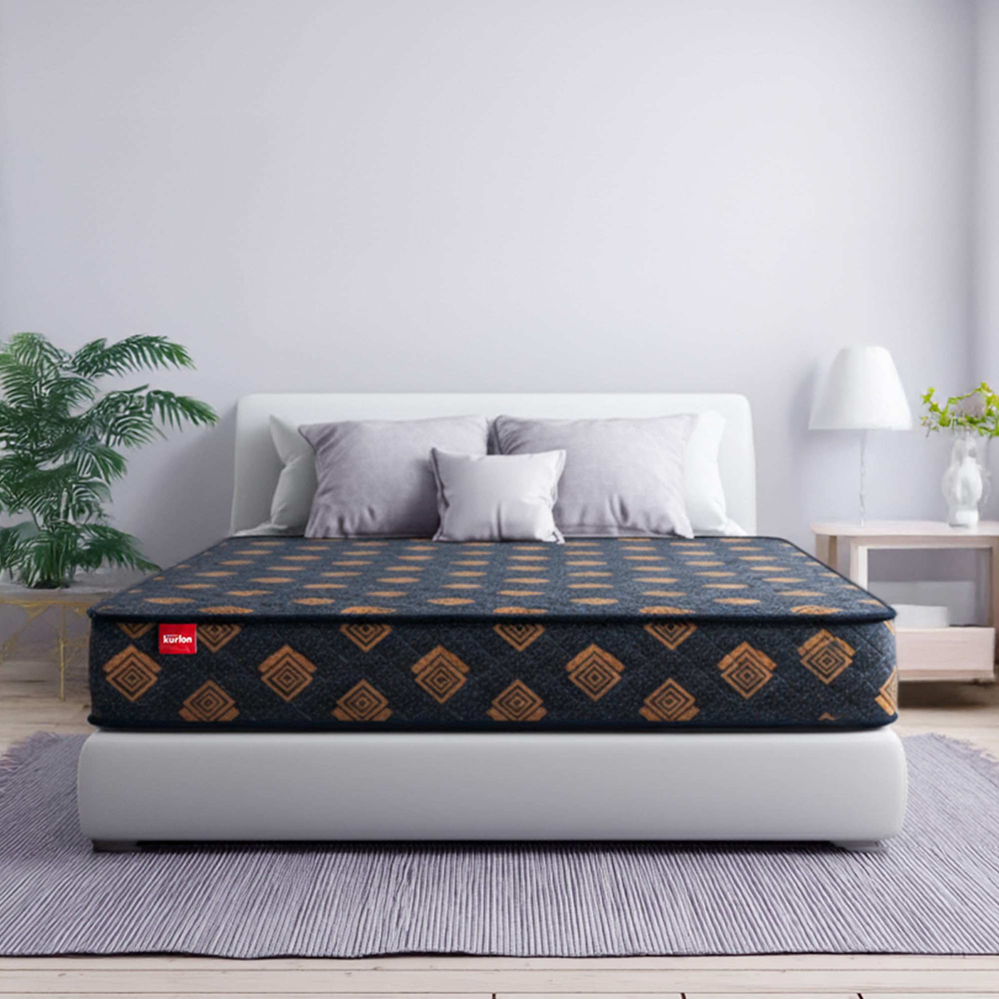 Kurlon Easy Star Reversible Mattress | Medium Firm PU Foam | Quilted Layers | Breathable Fabric | Lightweight Design | 5Year Wa