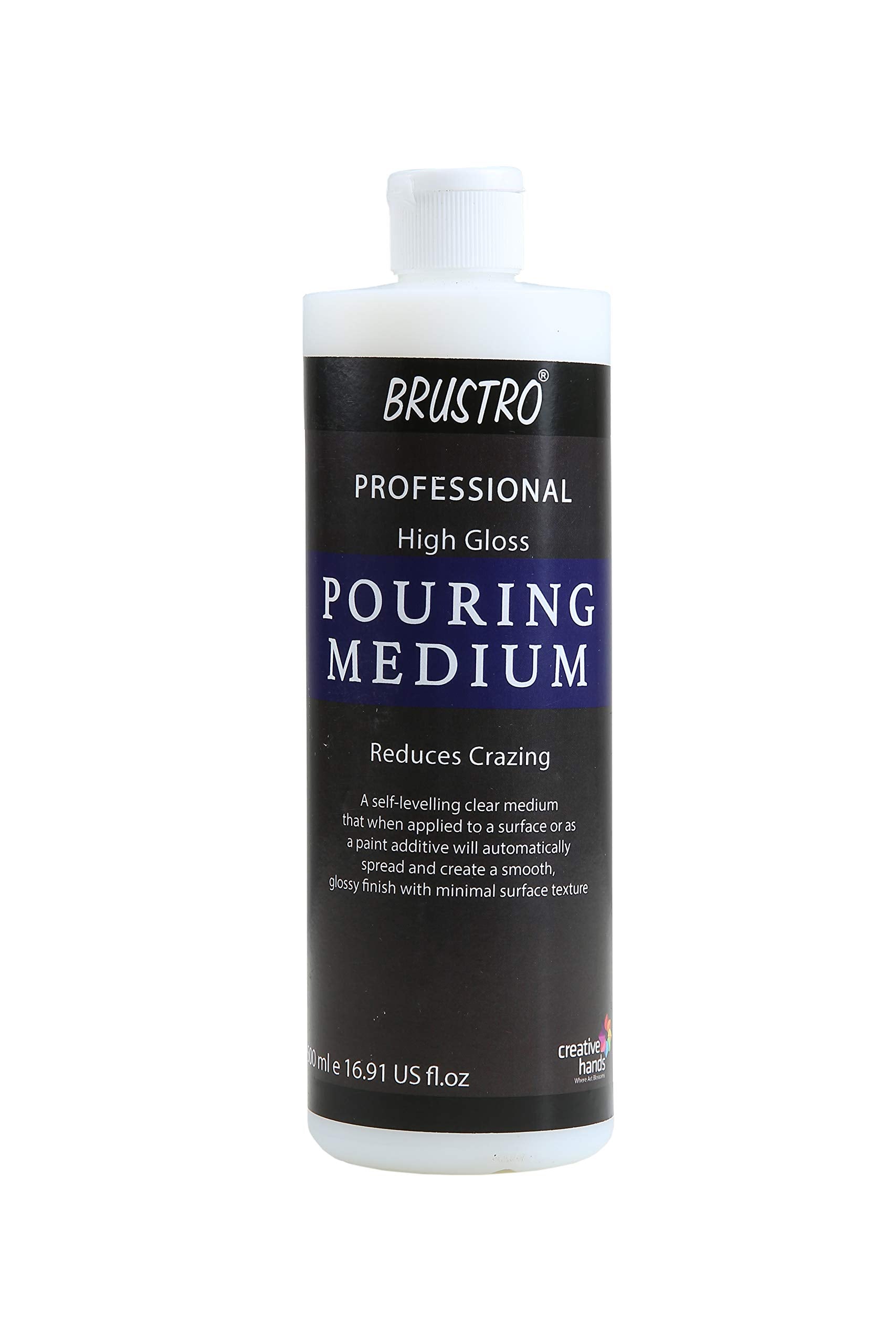 Brustro Professional And High Gloss Pouring Medium 500 Ml