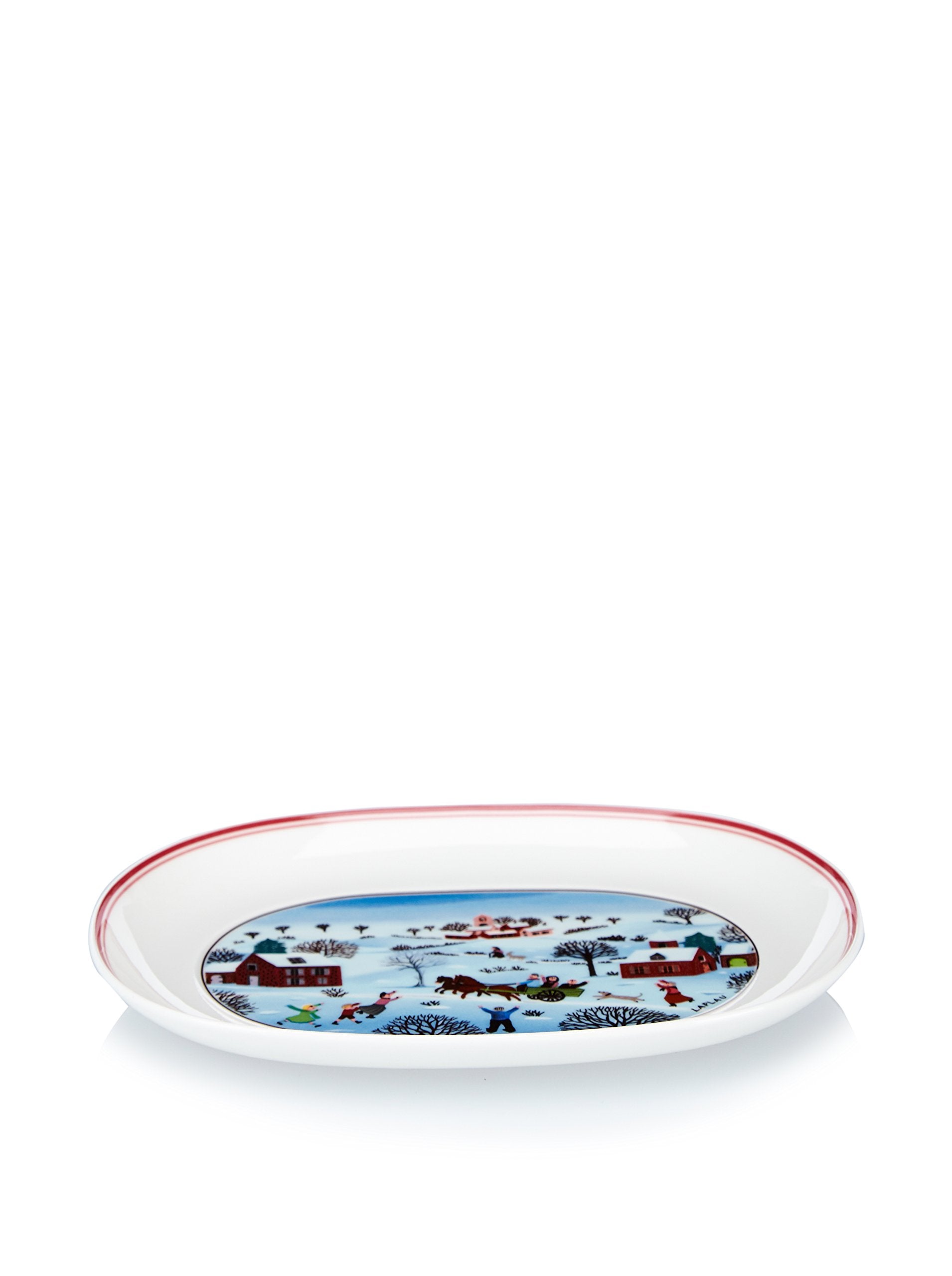 Villeroy & Boch Naif Christmas Pickle Dish, 7.75''