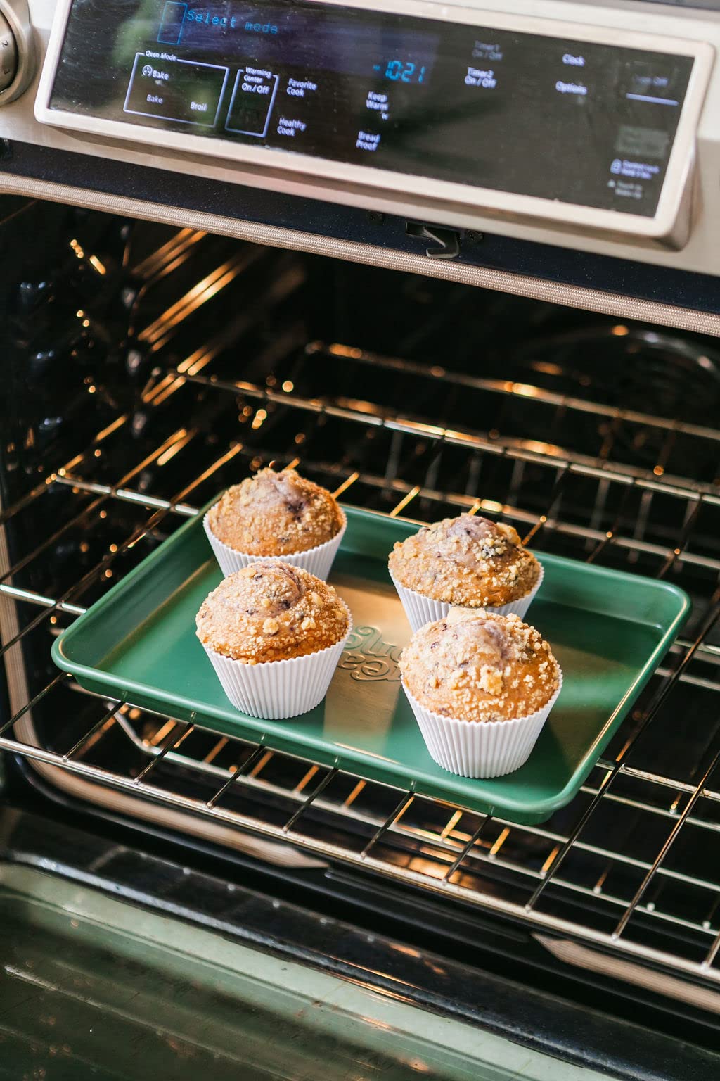 The Silicone Kitchen Reusable Silicone Baking Cups - Designer White, Non-Toxic, Bpa Free, Dishwasher Safe (Pack Of 12, Jumbo)