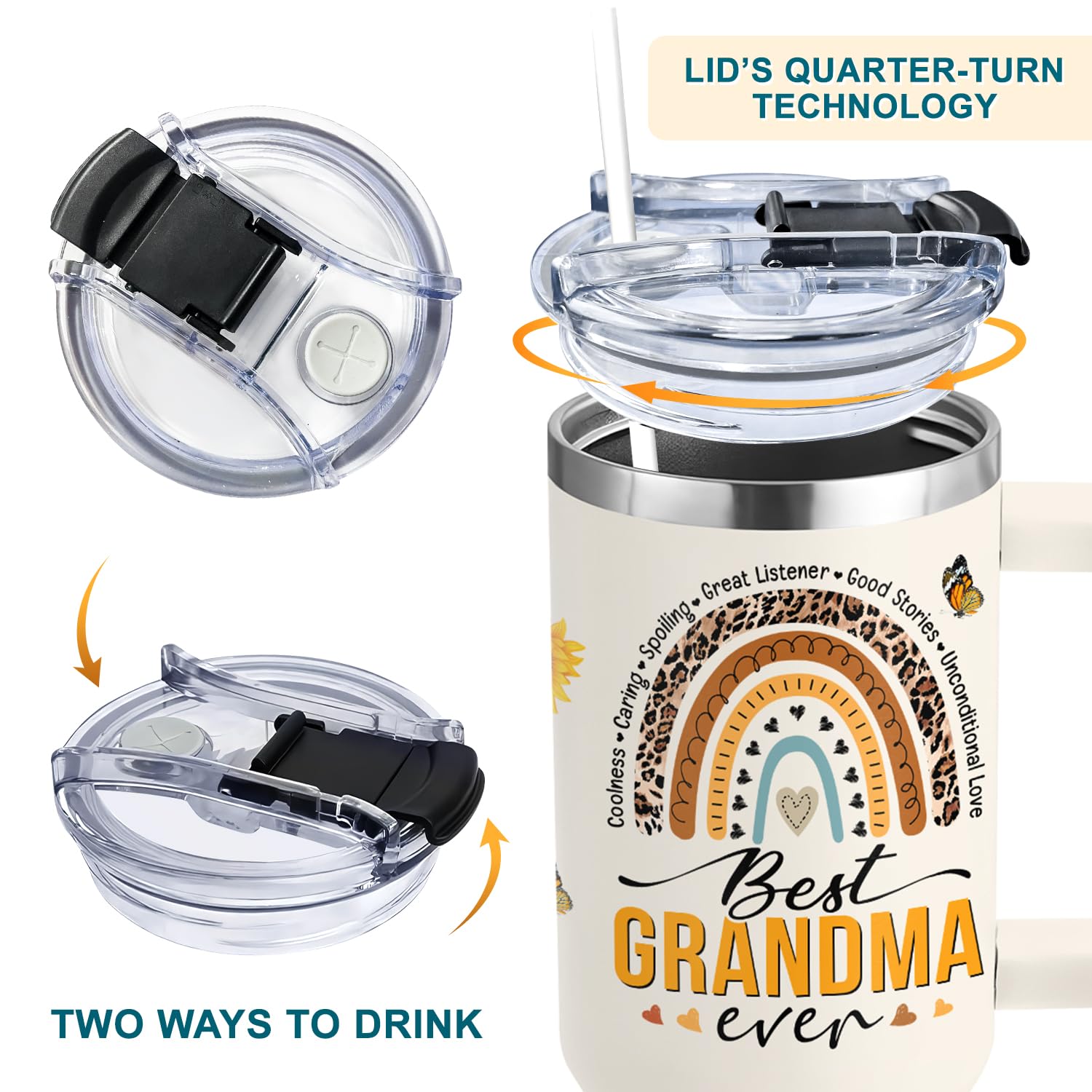 Tamunbee Grandma Gifts - Gifts For Grandma From Granddaughter, Grandson - Grandma Christmas Gift, Birthday Gifts For Grandma - B