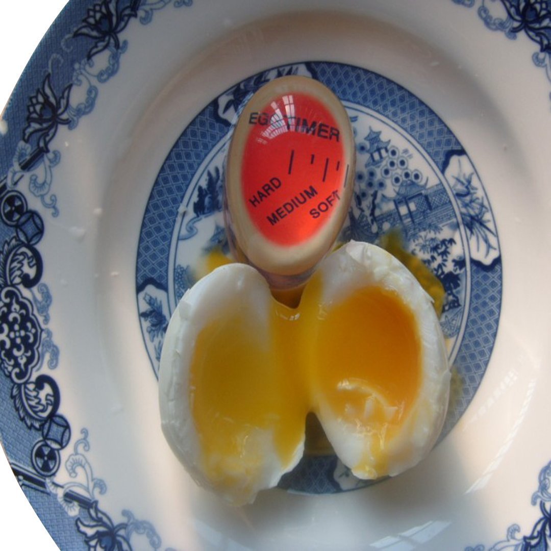 Colour Changing Egg Perfect Egg Timer Boiled Egg Timer -Red