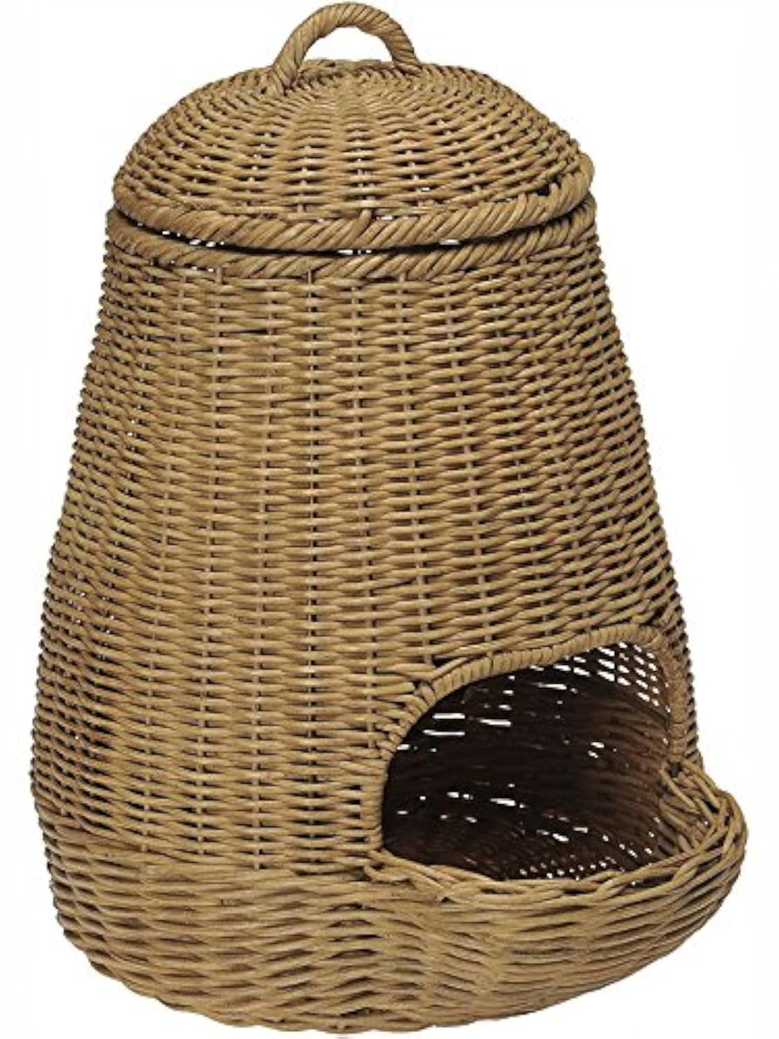 KOUBOO Wicker Potato Fruit Vegetable Storage Basket, Versatile Woven Storage Basket with Lid, Decorative Storage, Home Decor Nee