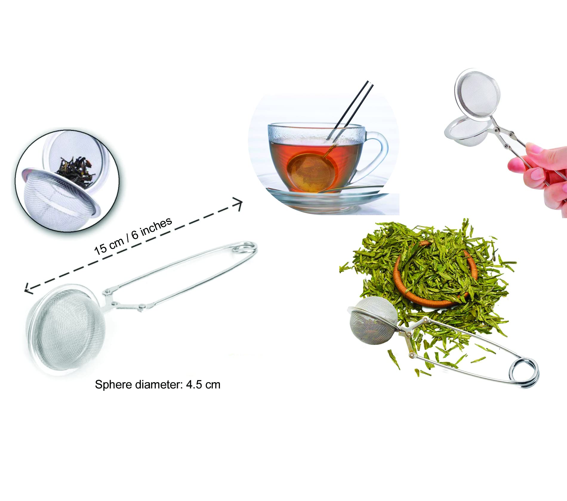 Cuisinox Tea Infuser Mesh Ball With Handle