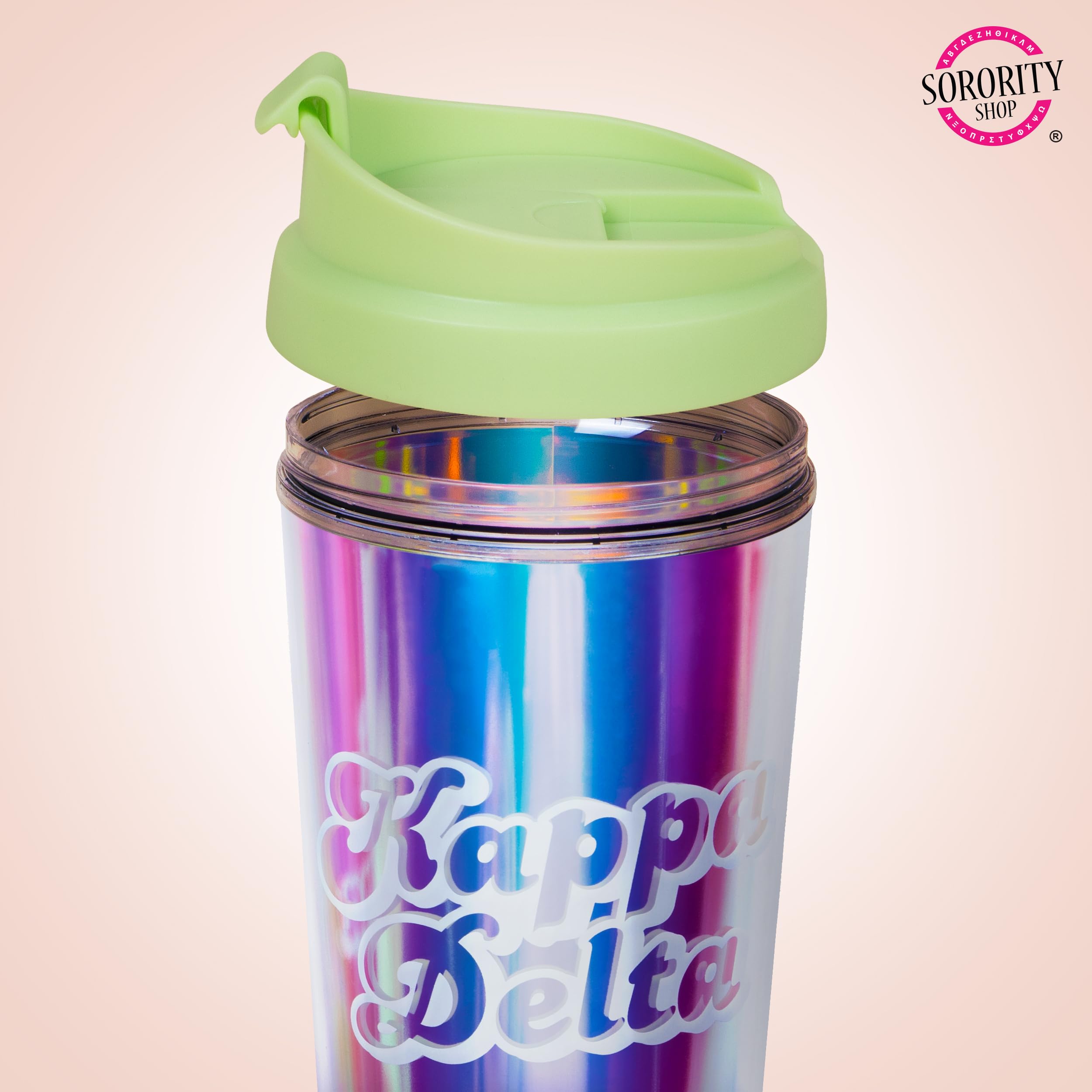 Gamma Phi Beta Retro Style Sorority Tumbler