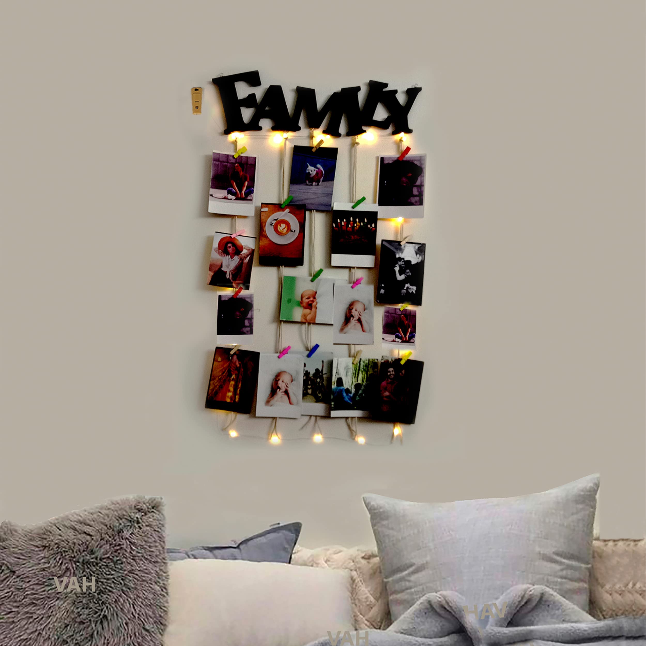 Vah-Kya Bat Hai !! Photo Wall Hanging, Memories Wall Hanging, Hanging Photo Frames For Wall Decoration, Moments Wall Hanging, Ph