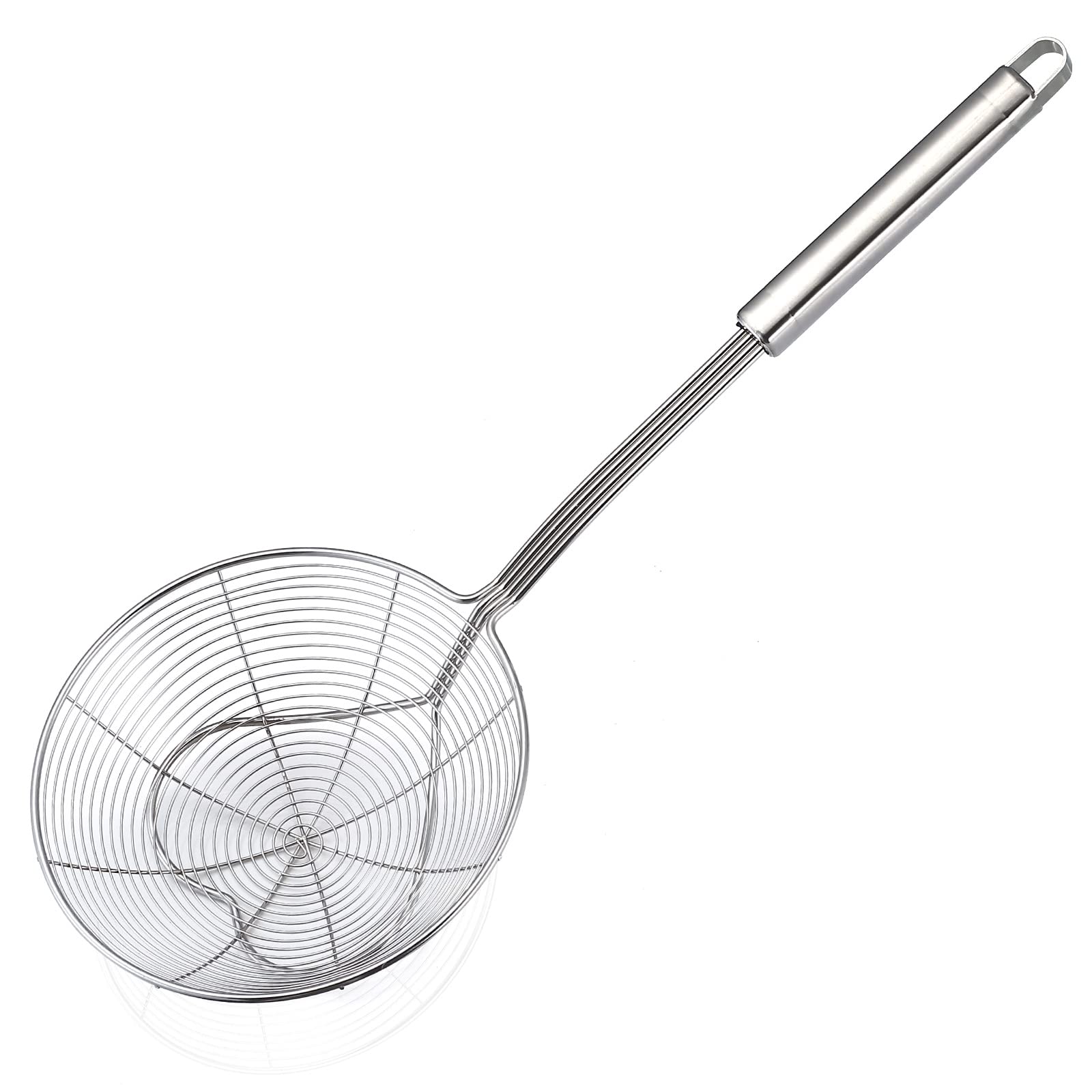 Eisinly Strainer Skimmer Spoon For Cooking And Frying, 6.3 Inches Strainer With Handle Stainless Steel Kitchen Utensils Fryer Sc