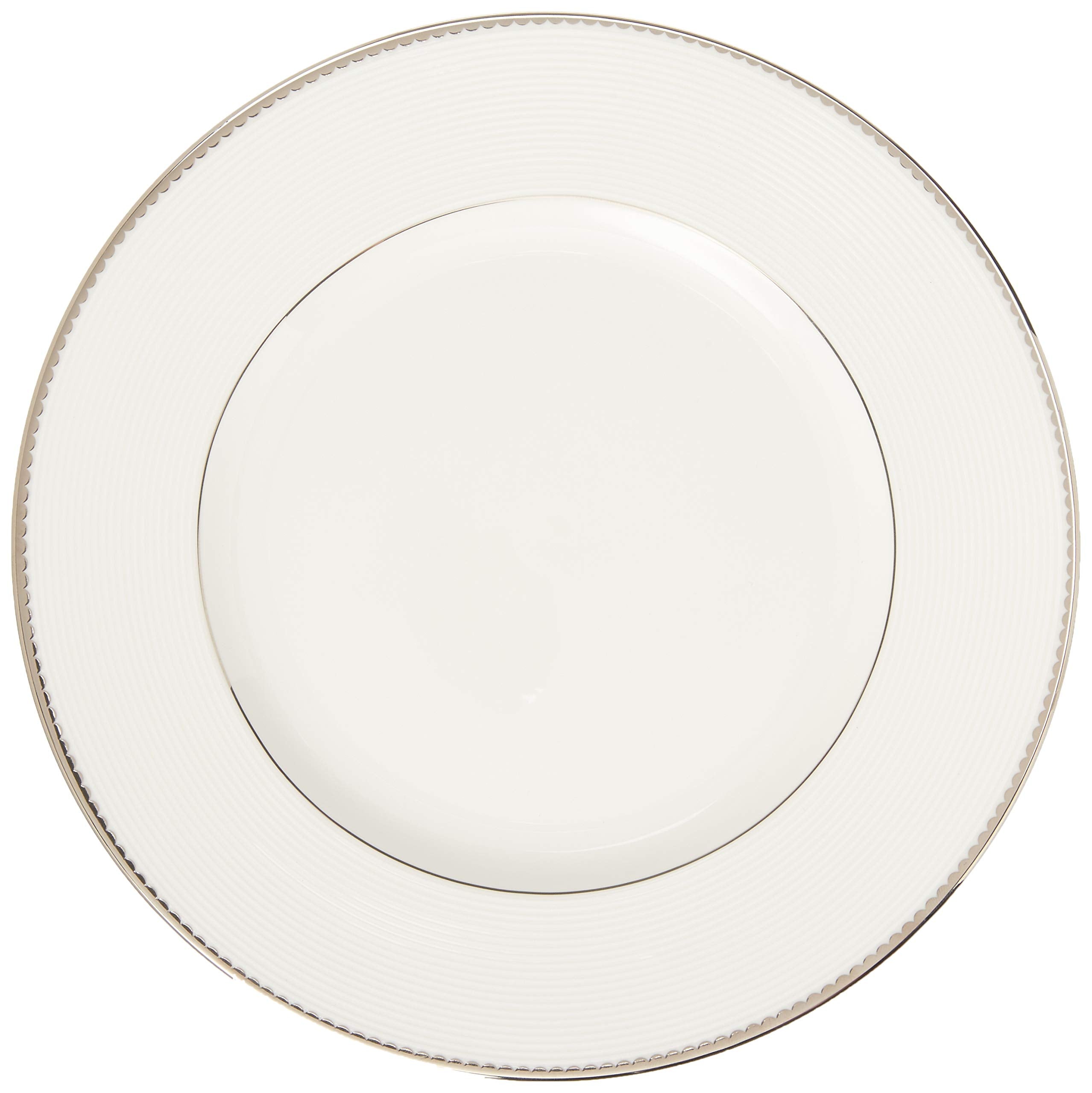 Kate Spade New York Sugar Pointe Dinner Plate, 1.15 Lb, White