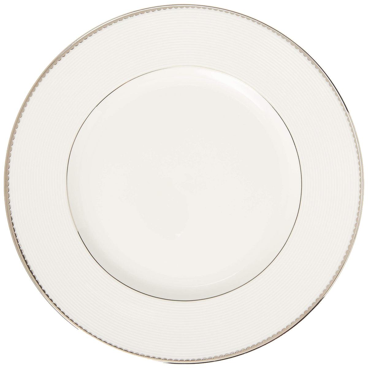 Kate Spade New York Sugar Pointe Dinner Plate, 1.15 Lb, White