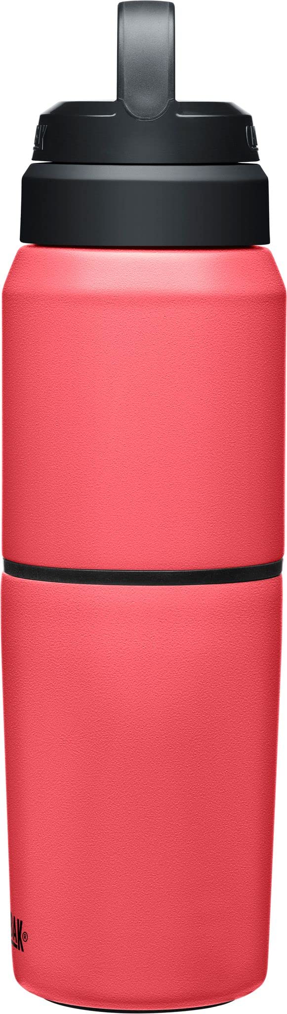 Camelbak Products MultiBev Water Bottle & Travel Cup - Vacuum Insulated Stainless Steel - Wild Strawberry - 17oz bottle & 12oz cup