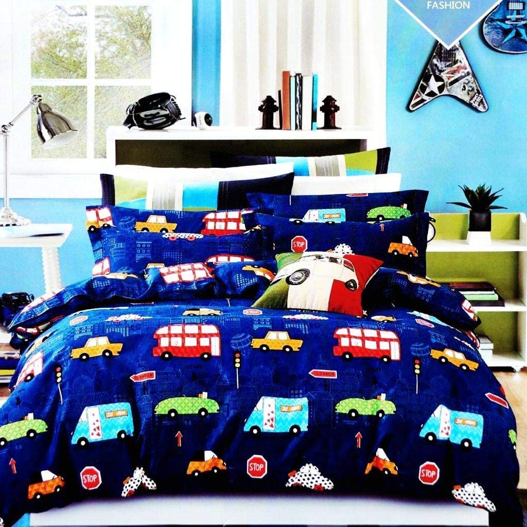Amazon Brand - Umi Super Soft Brushed Microfiber Cotton Floral Double Bedsheet With 2 Pillow Covers (90X100)(Inches)