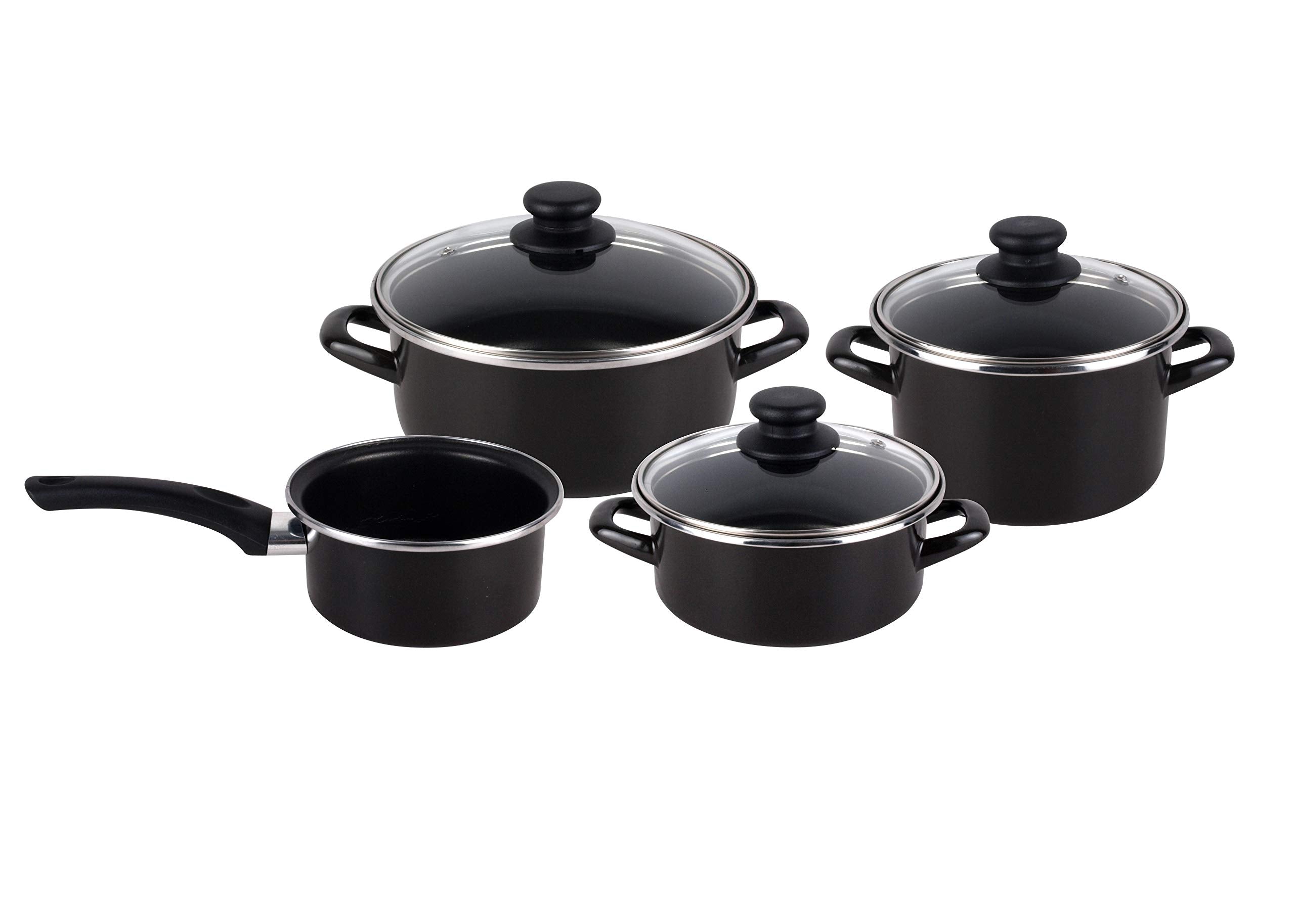Magefesa 2454140031  Kitchen Bateria Cl Steel SICA Kenya 7 Pieces Black