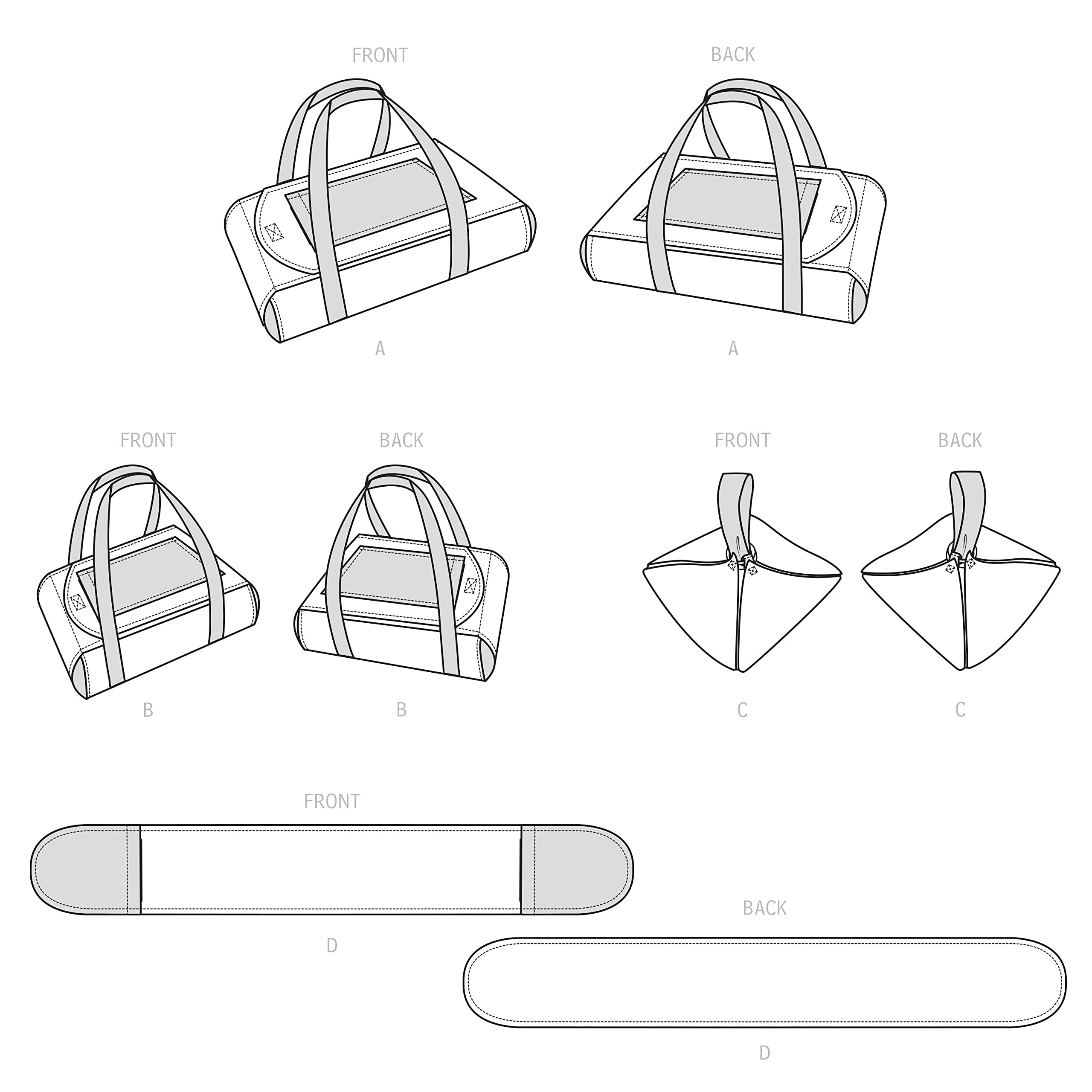 Simplicity Casserole Carriers, Pie Holder, And Oven Mitt Sewing Pattern Kit, Code S9522, One Size, Multicolor