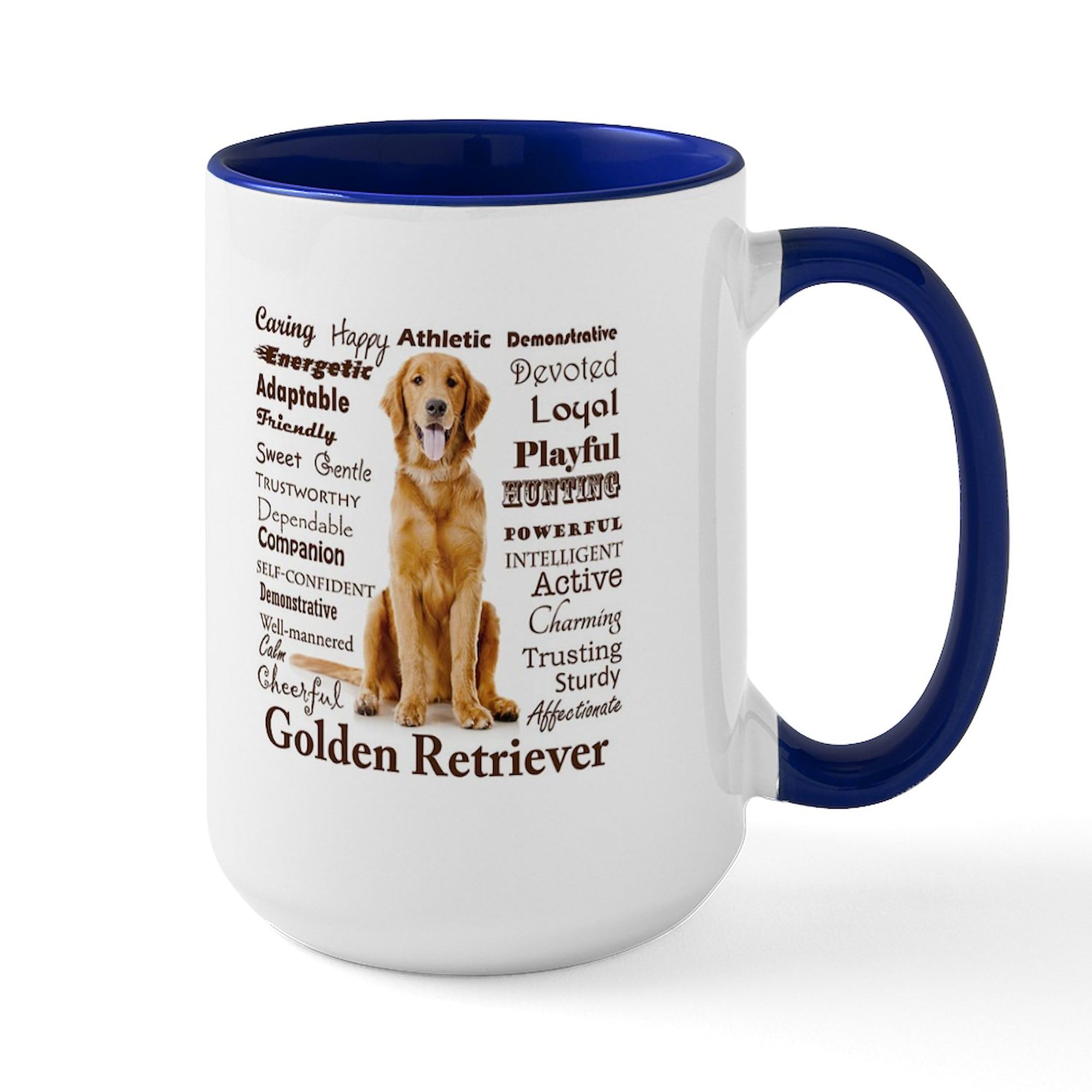 CafePress Golden Traits Mugs 15 oz (444 ml) Ceramic Coffee Mug