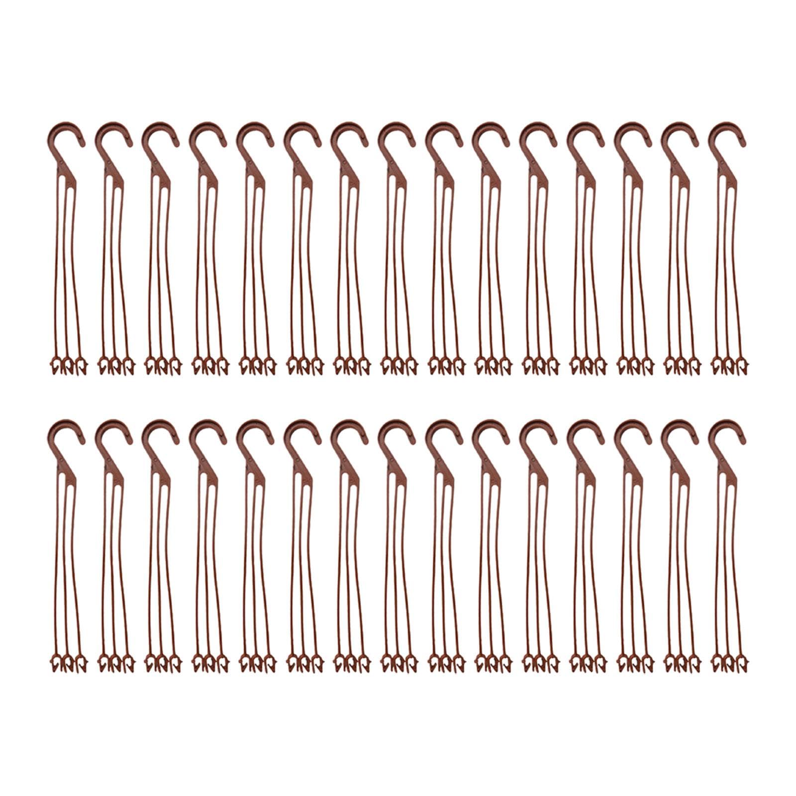 Heavenglow 30X Planter Hanging Hooks Decoration Planter Hangers For Office Home Outside 24Cm|Baskets, Potswindow Boxes|Home Gard