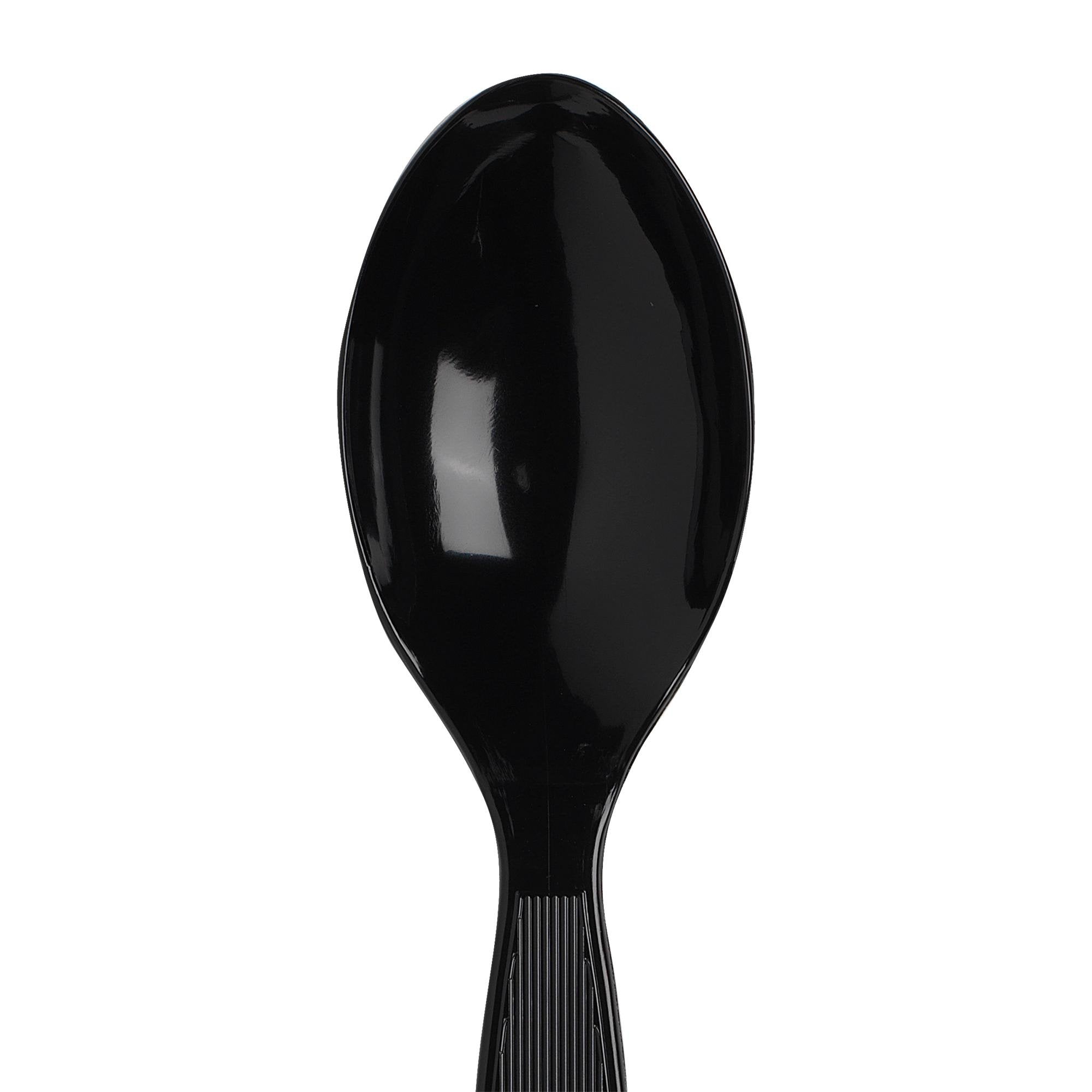 Dixie 5.613'' Medium-Weight Polystyrene Plastic Teaspoon By Gp Pro (Georgia-Pacific); Black; Tm507Ct; 1;000 Count (100 Spoons Pe