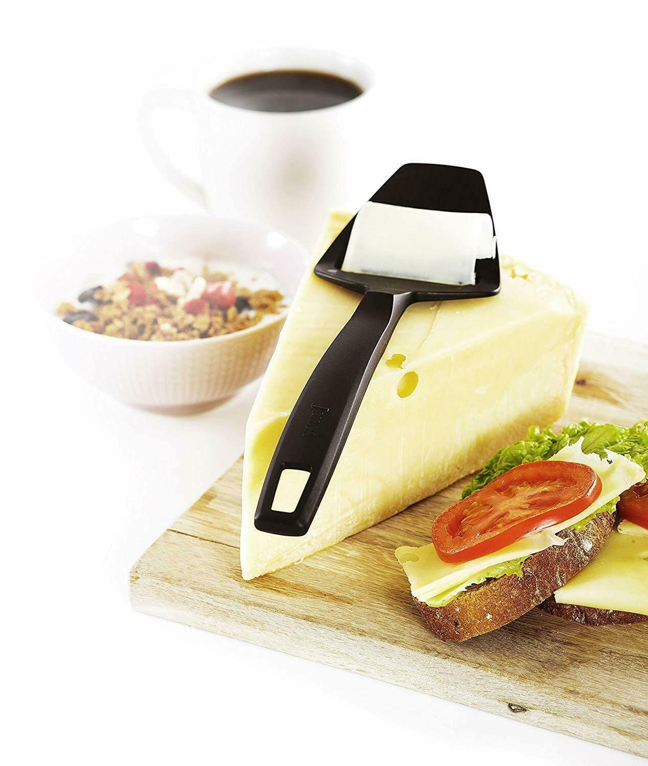 Linden Sweden Black Nylon Cheese Slicer For Block Cheese - Cheese Plane For Consistent And Safe Slicing - Made In Sweden - Heat