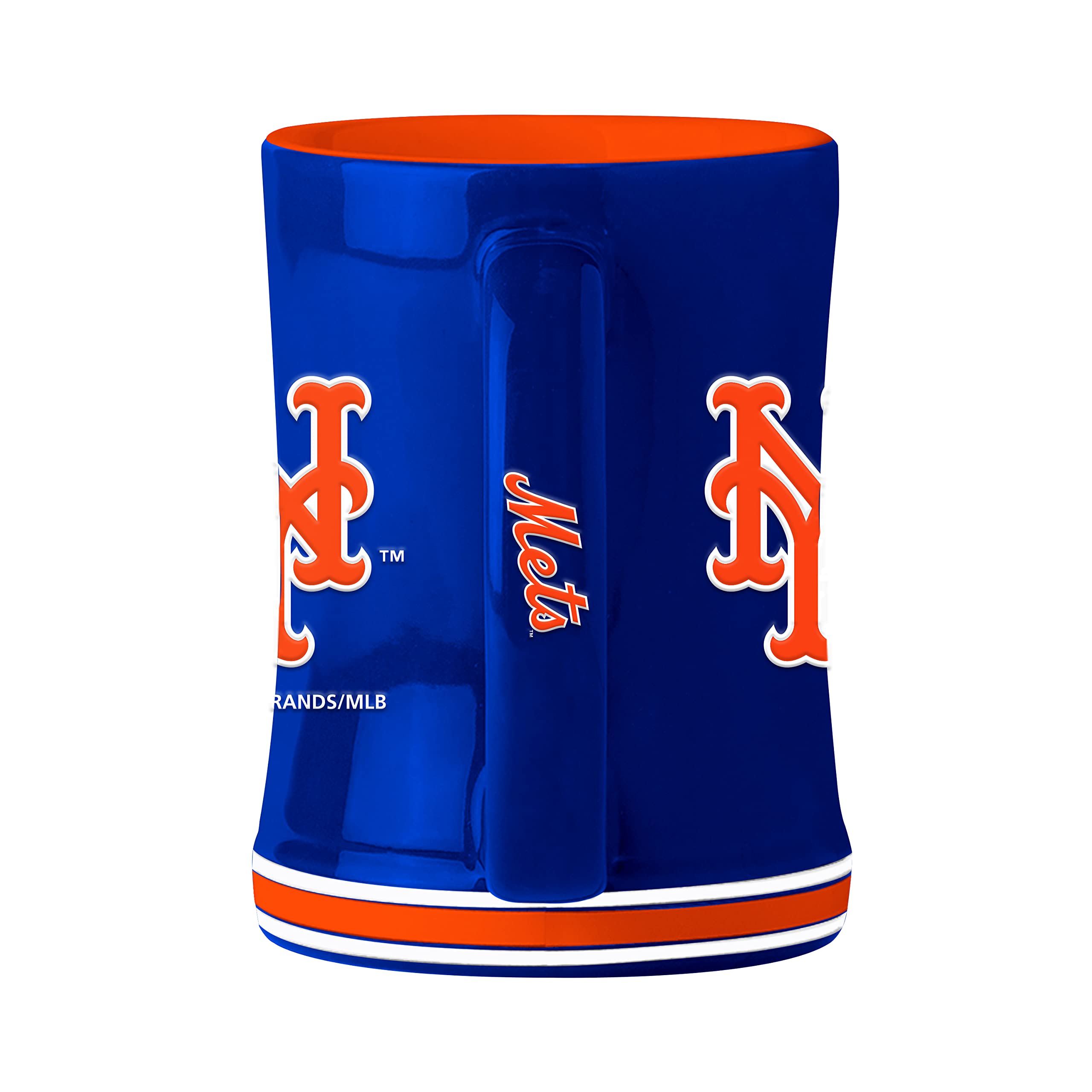 Mlb New York Mets Sculpted Relief Mug, 14-Ounce