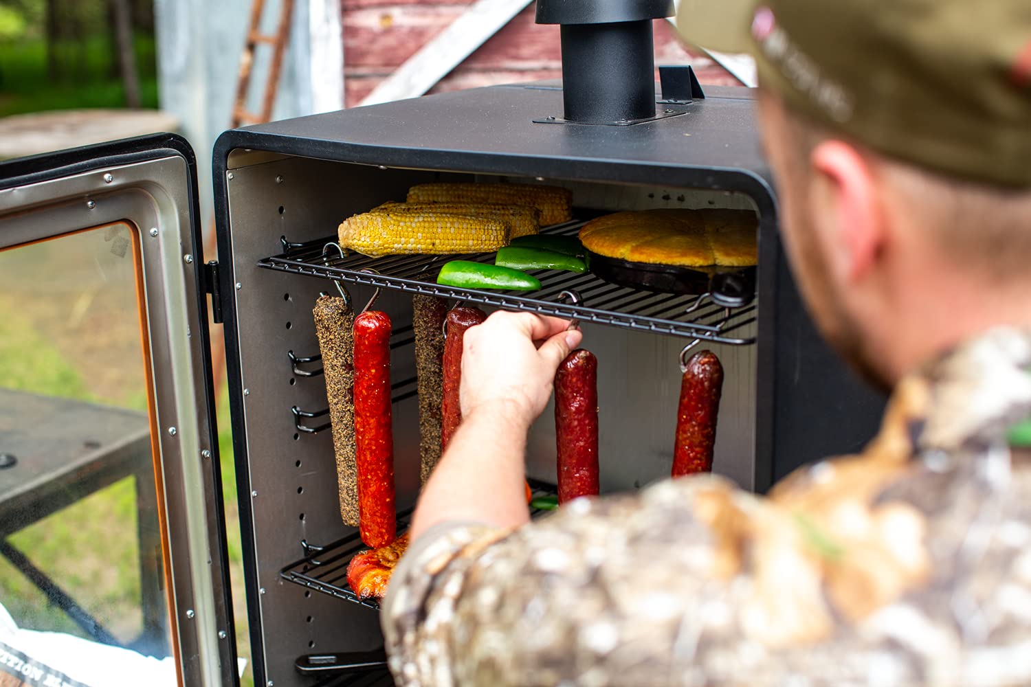 Pit Boss 76115 12 Pack Sausage Hooks Grill Tool, Silver