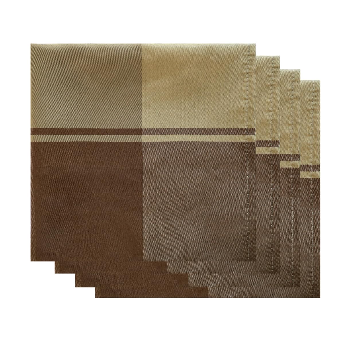 Sastybale Checkered Style Cloth Napkins 20 X 20 Inch 4 Pieces Washable Comfortable For Restaurant Family Dinners Weddings Partie