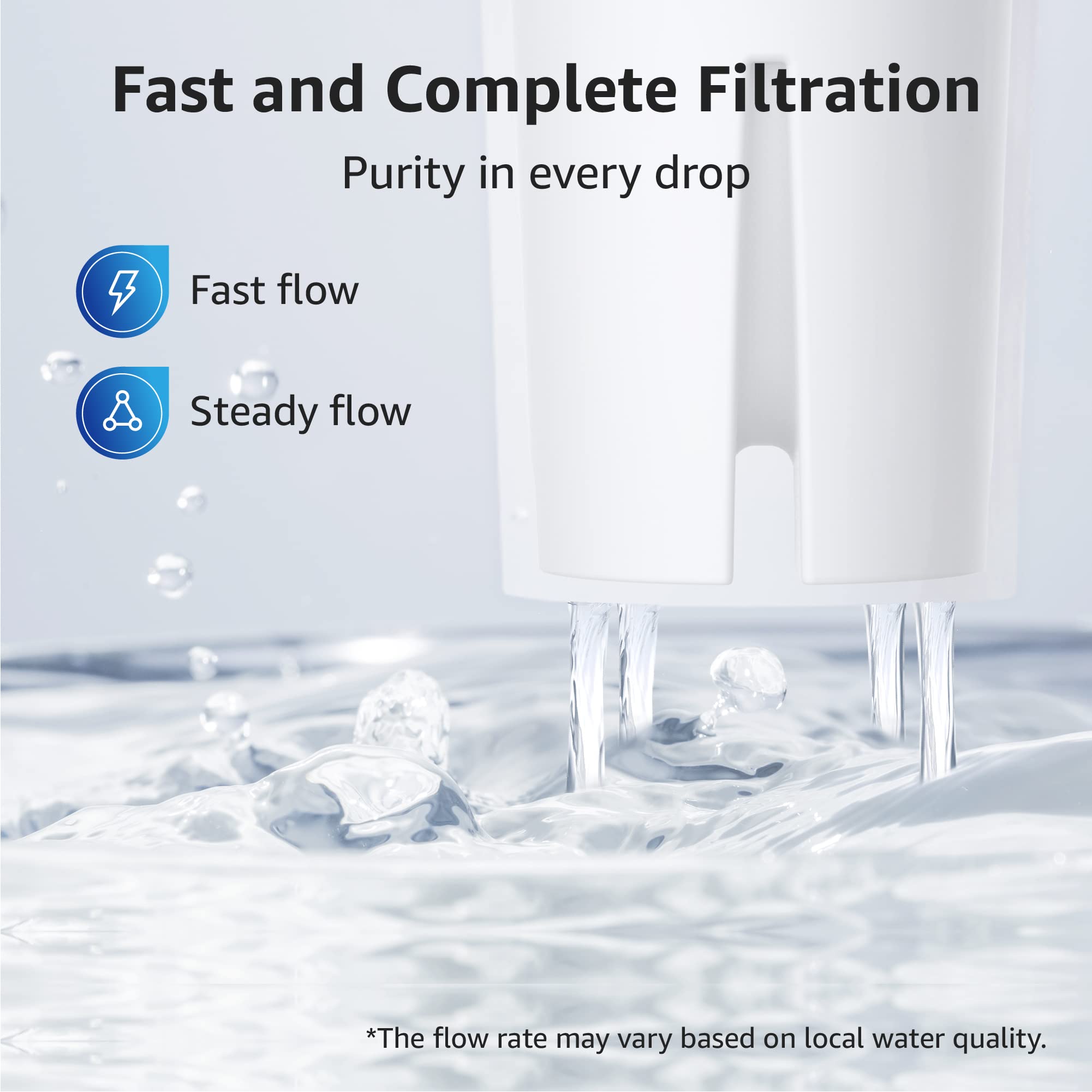 Overbest NSF Certified Pitcher Water Filter  Replacement for Brita? Pitchers and Dispensers  Brita? Classic 35557  OB03  Mavea? 107007  and More  Pack of 6