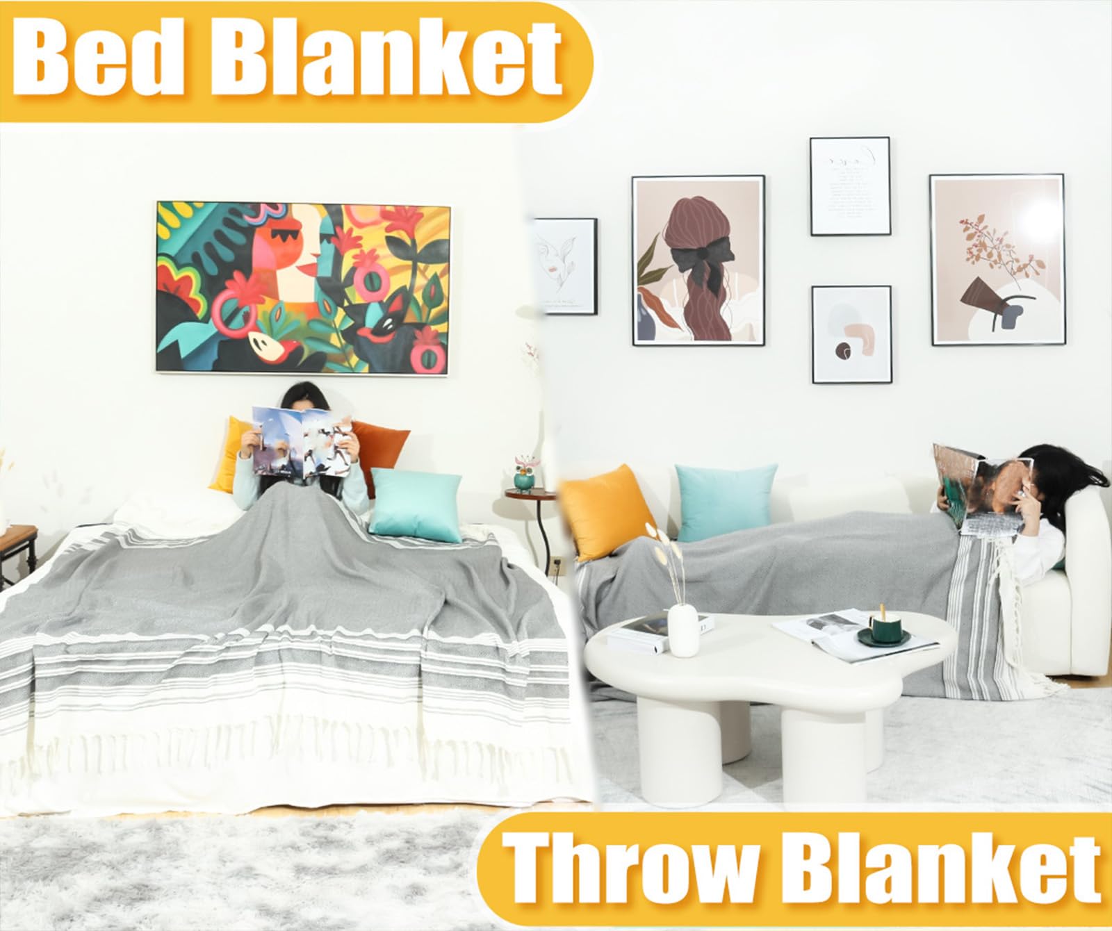 Large Throw Blanket Yoga Blanket Turkish Beach Towel Mens Birthday Gift Idea Dad Father Day Husband Brother Uncle Boyfriend Male