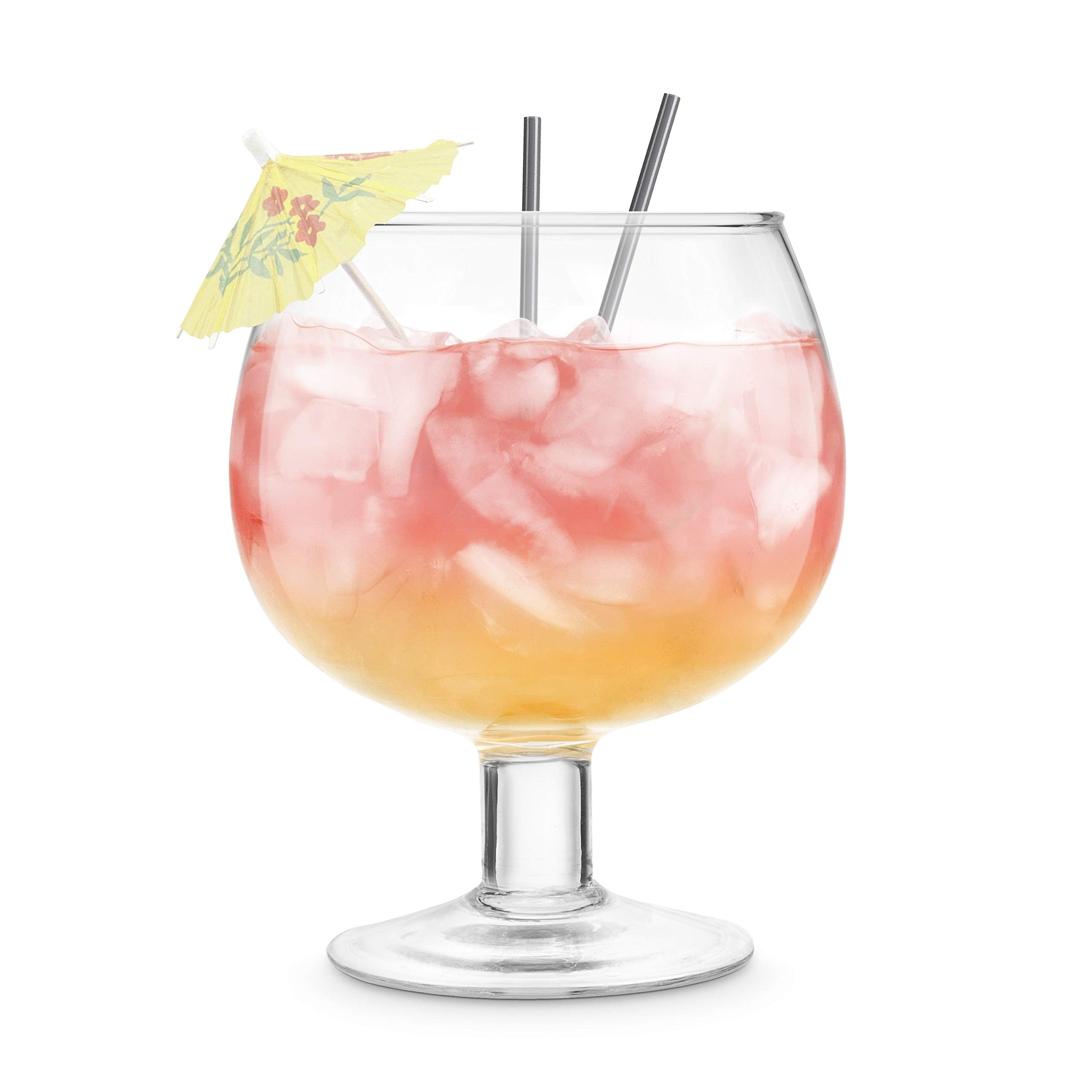 Final Touch Fishbowl Glass for Cocktails & Drinks - Holds up to 1.3 L (44 oz) (FTA1870)