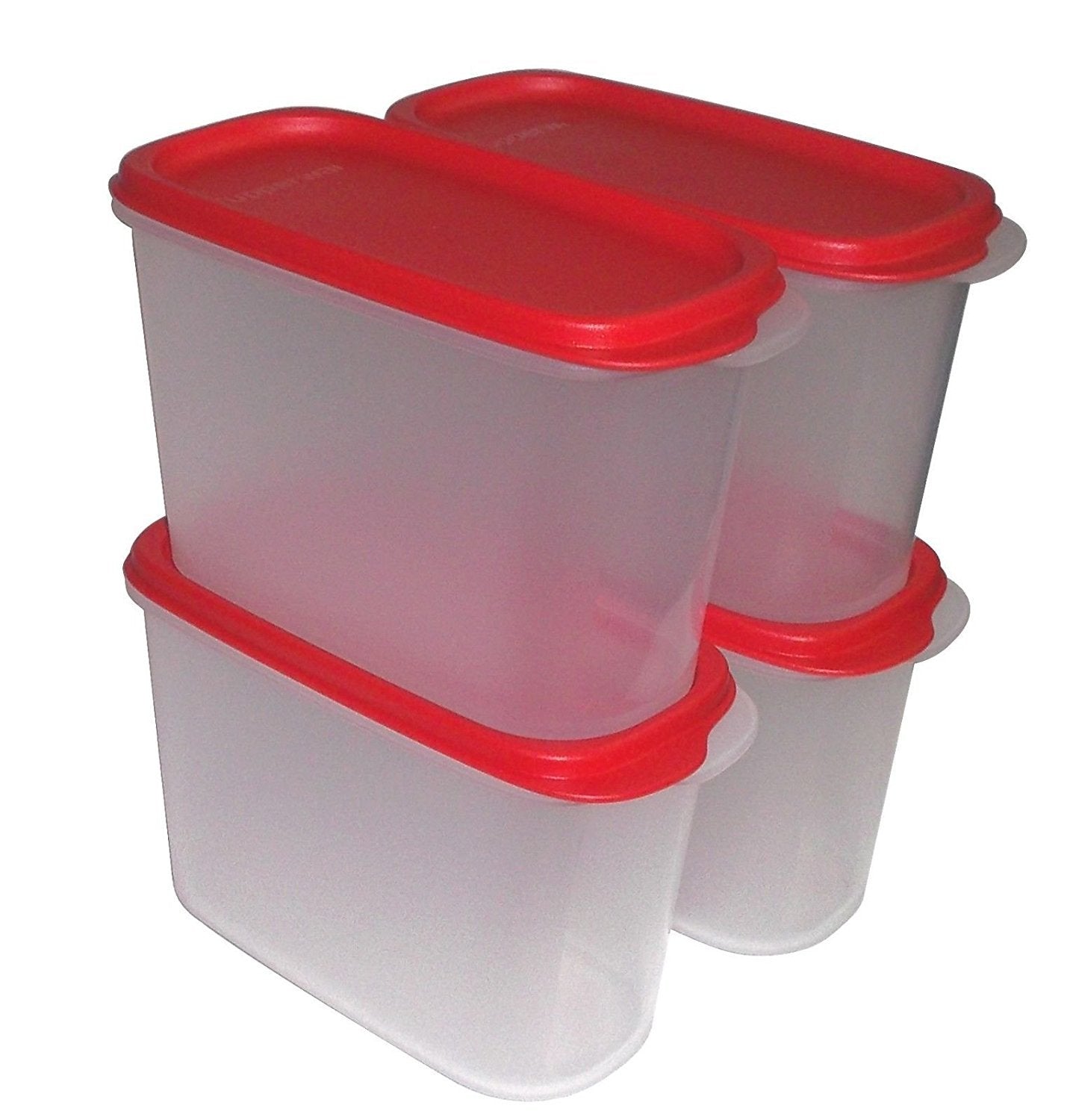 Tupperware New Smart Saver Plastic Container Set, 1.7 litres, Set of 4, Transparent