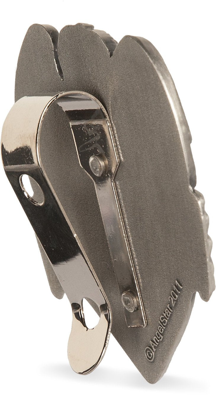 Angelstar 15727 Metal Visor Clip, 2-1/2-Inch, This Vehicle Guided By God