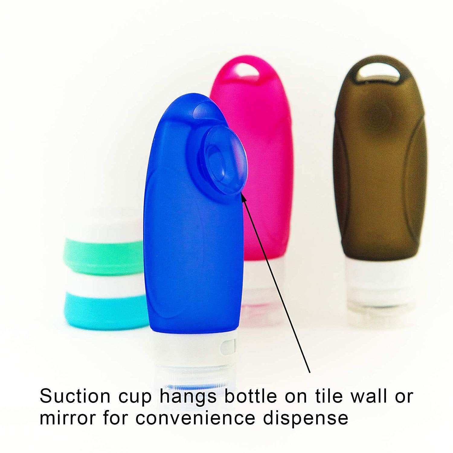 Silicone Travel Accessories Bottles Containers Sets, Silicone Cosmetic Cream Jars For Toiletries, Compact Travel Size Containers