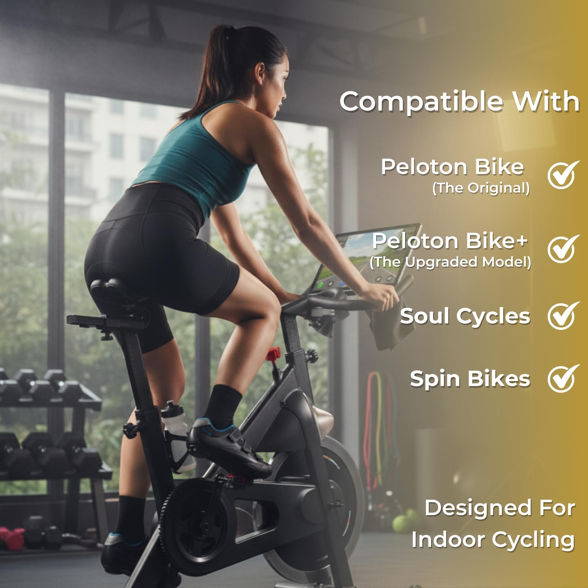 Tommaso Pista 100 Indoor Cycling Shoes For Women: Peloton Bike Compatbile With Pre-Installed Look Delta Cleats - Perfect For Spi