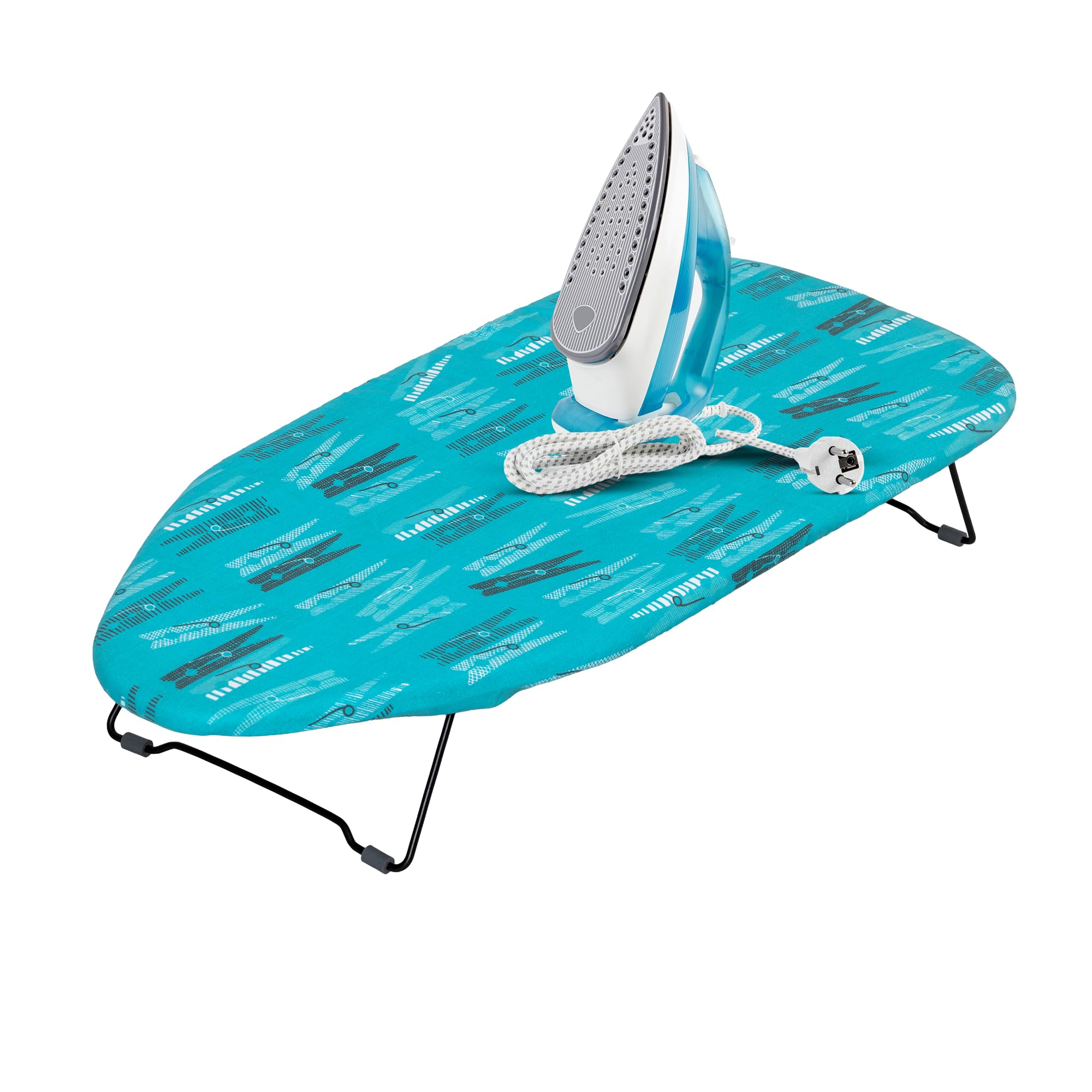 Bonkaso Tabletop Ironing Board Blue